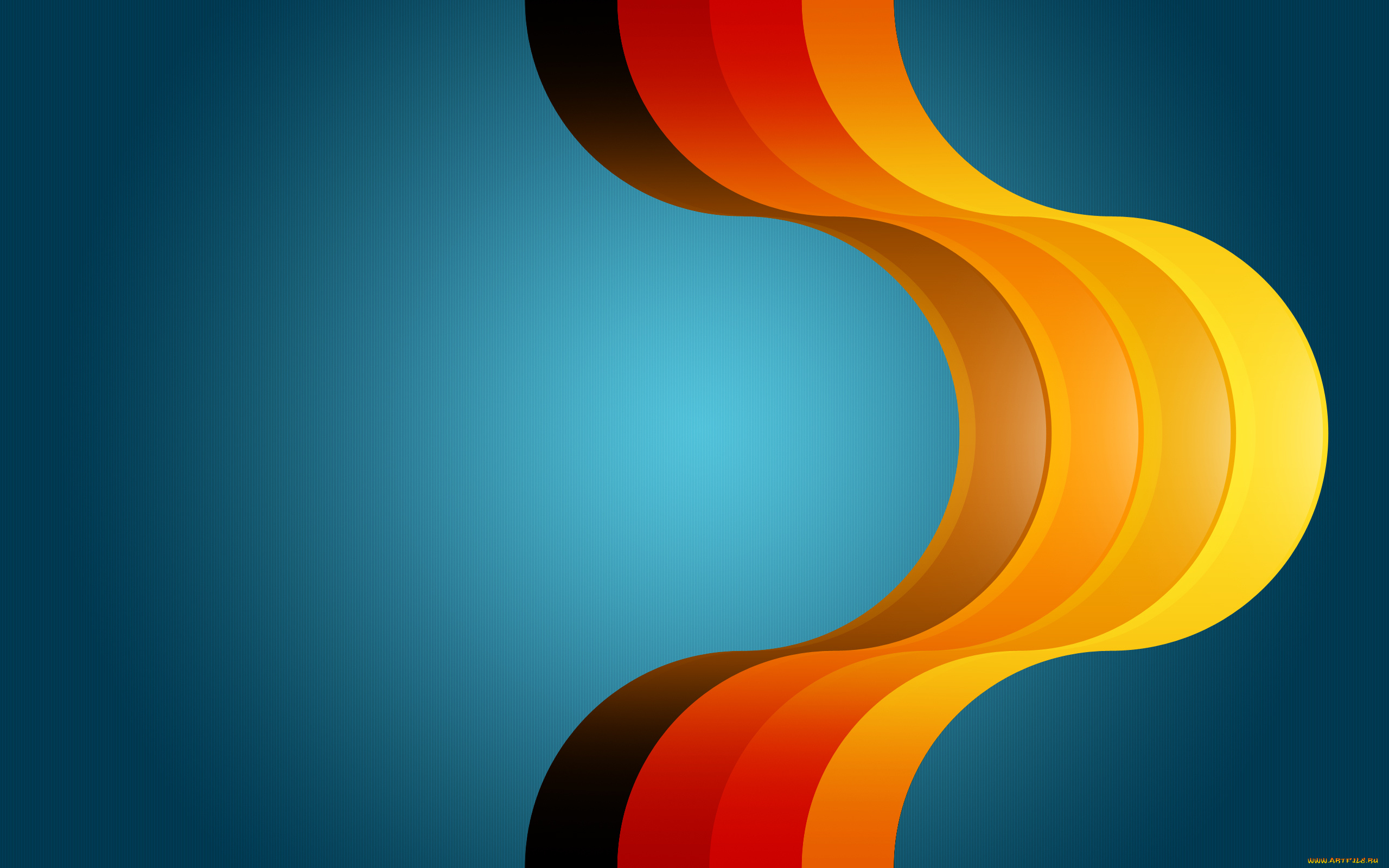 3д, графика, абстракция, , abstract, волна, голубой, фон, цвета, полосы, лента, линии