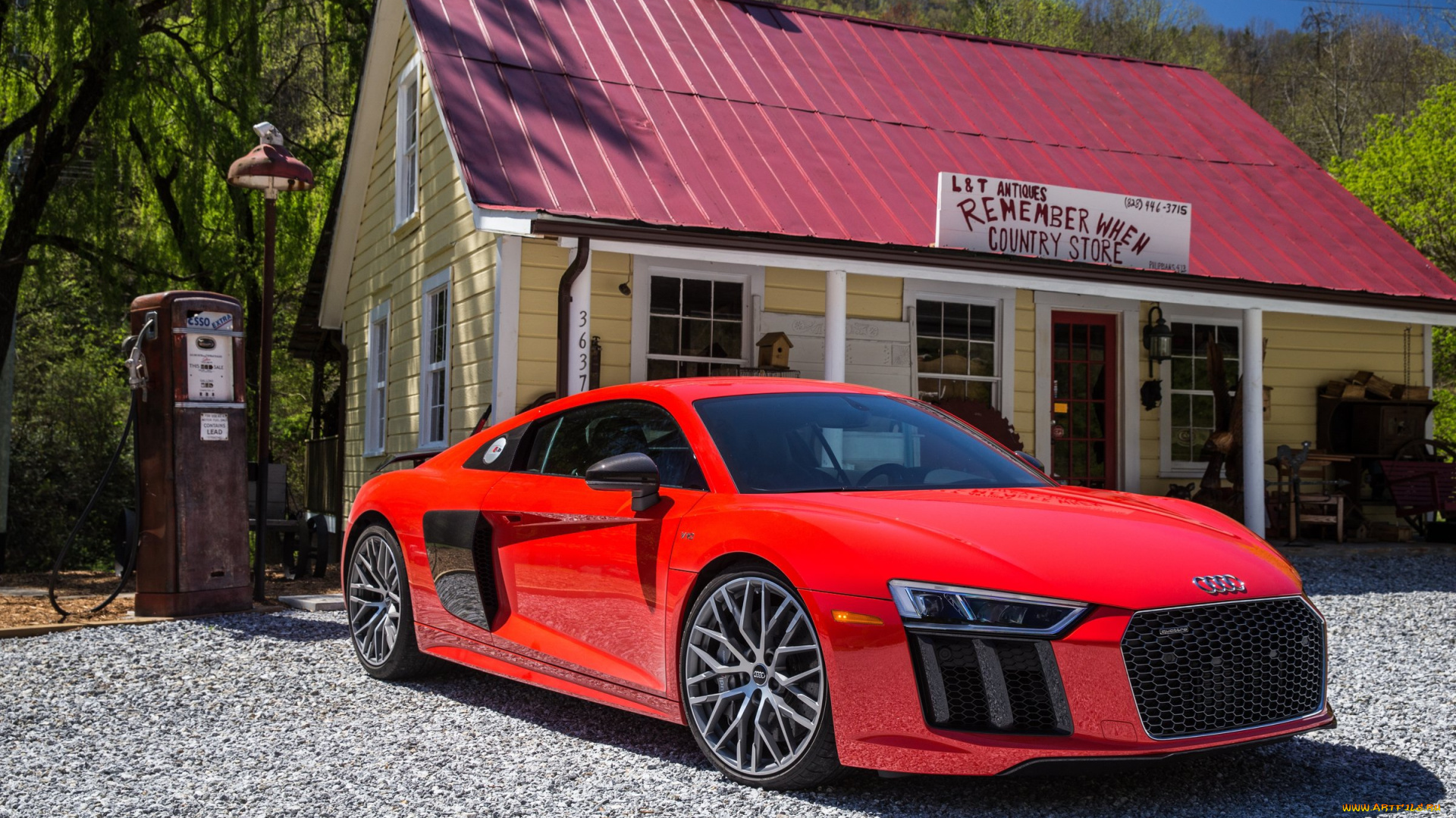 автомобили, audi, r8, v10, us-spec, красный, 2017г, plus