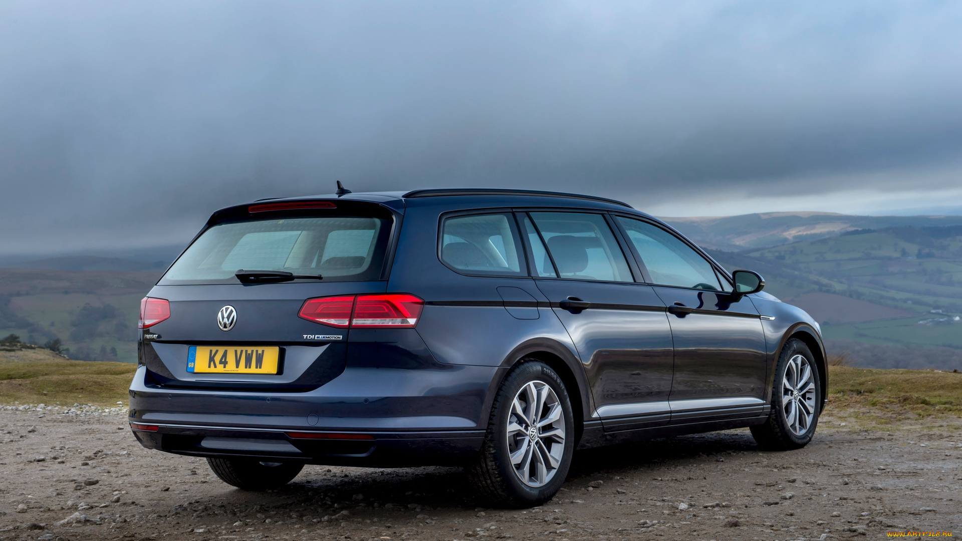 автомобили, volkswagen, passat, estate, bluemotion, b8, 2015г