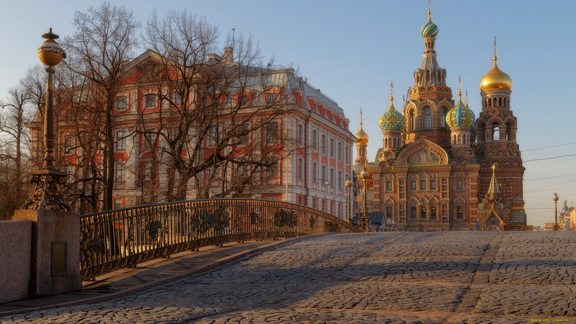 города, санкт-петербург, , петергоф, , россия, мало-конюшенный, мост, здание, храм, спаса-на-крови, мостовая