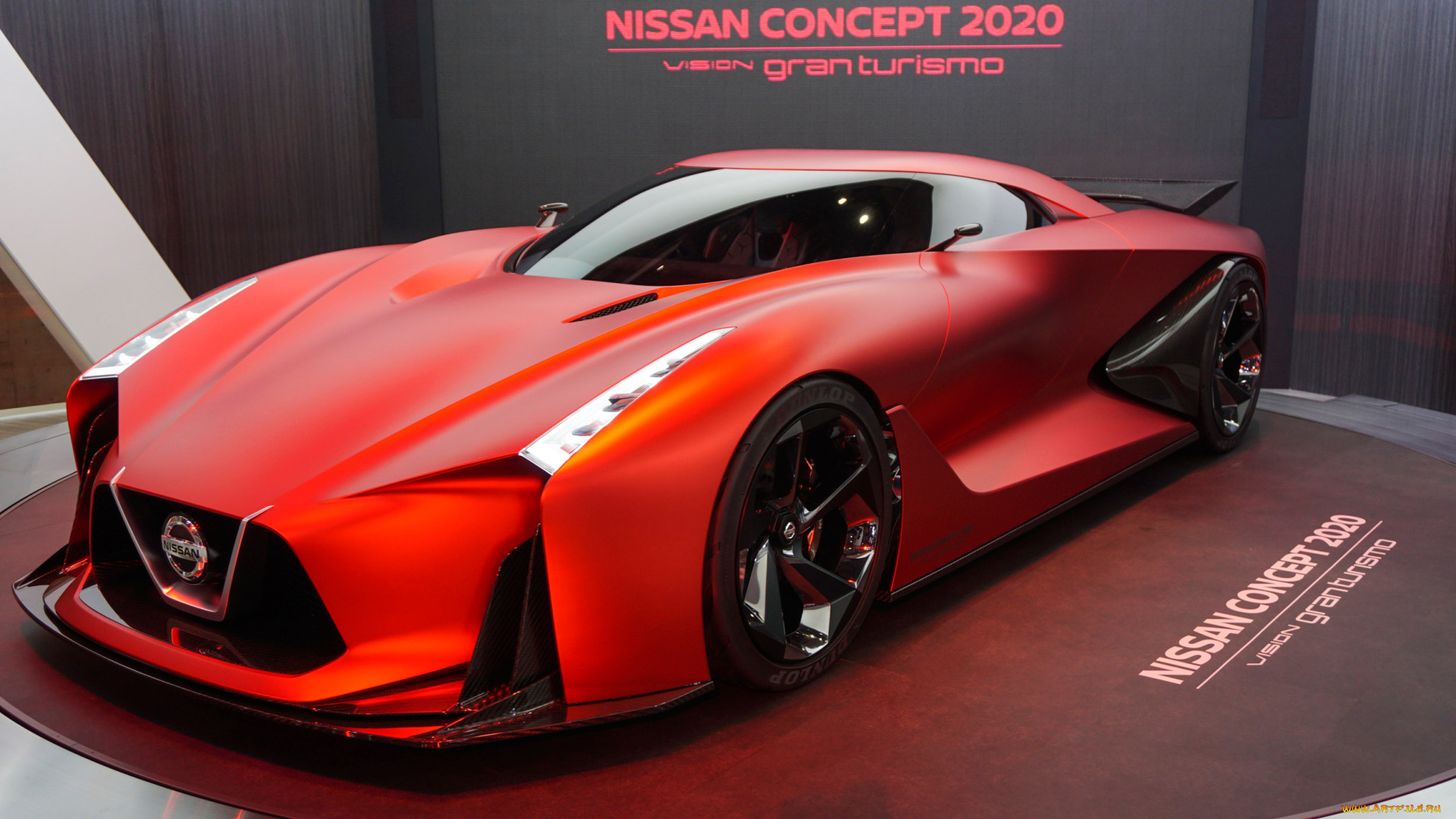 nissan, vision, gran, turismo, concept, 2020, автомобили, выставки, и, уличные, фото, nissan, vision, gran, turismo, concept, 2020, красный, автосалон, выставка