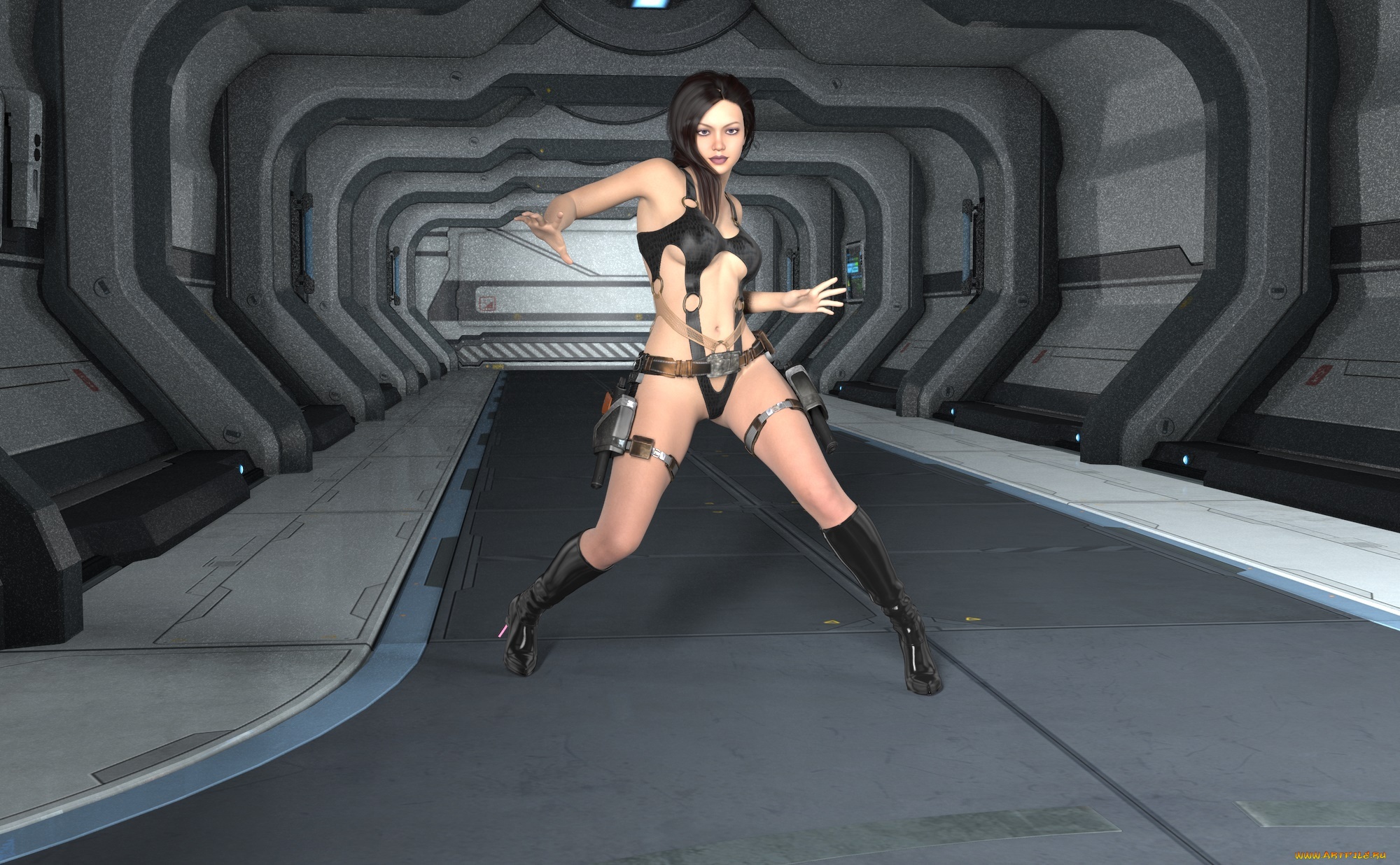 3д, графика, фантазия, , fantasy, поза, фон, взгляд, девушка