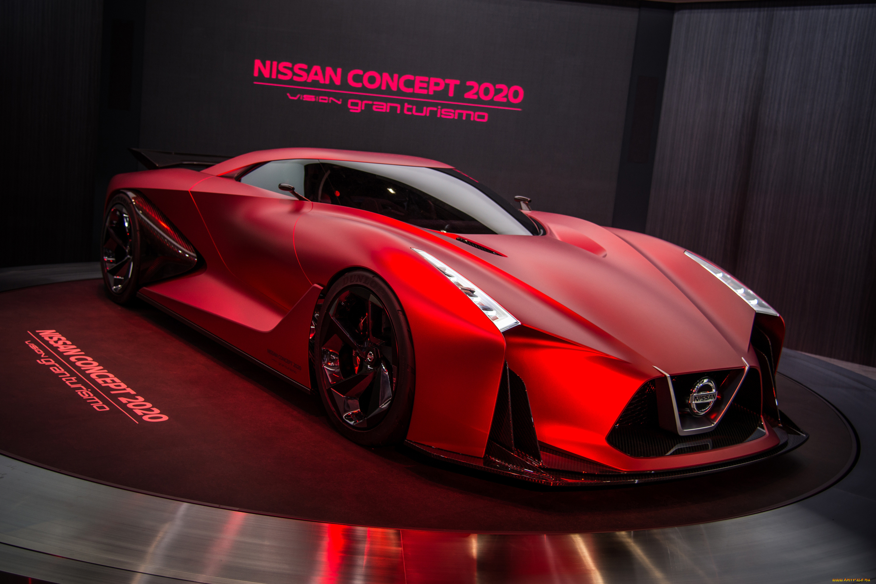nissan, vision, gran, turismo, concept, 2020, автомобили, выставки, и, уличные, фото, nissan, vision, gran, turismo, concept, 2020, красный, автосалон, выставка