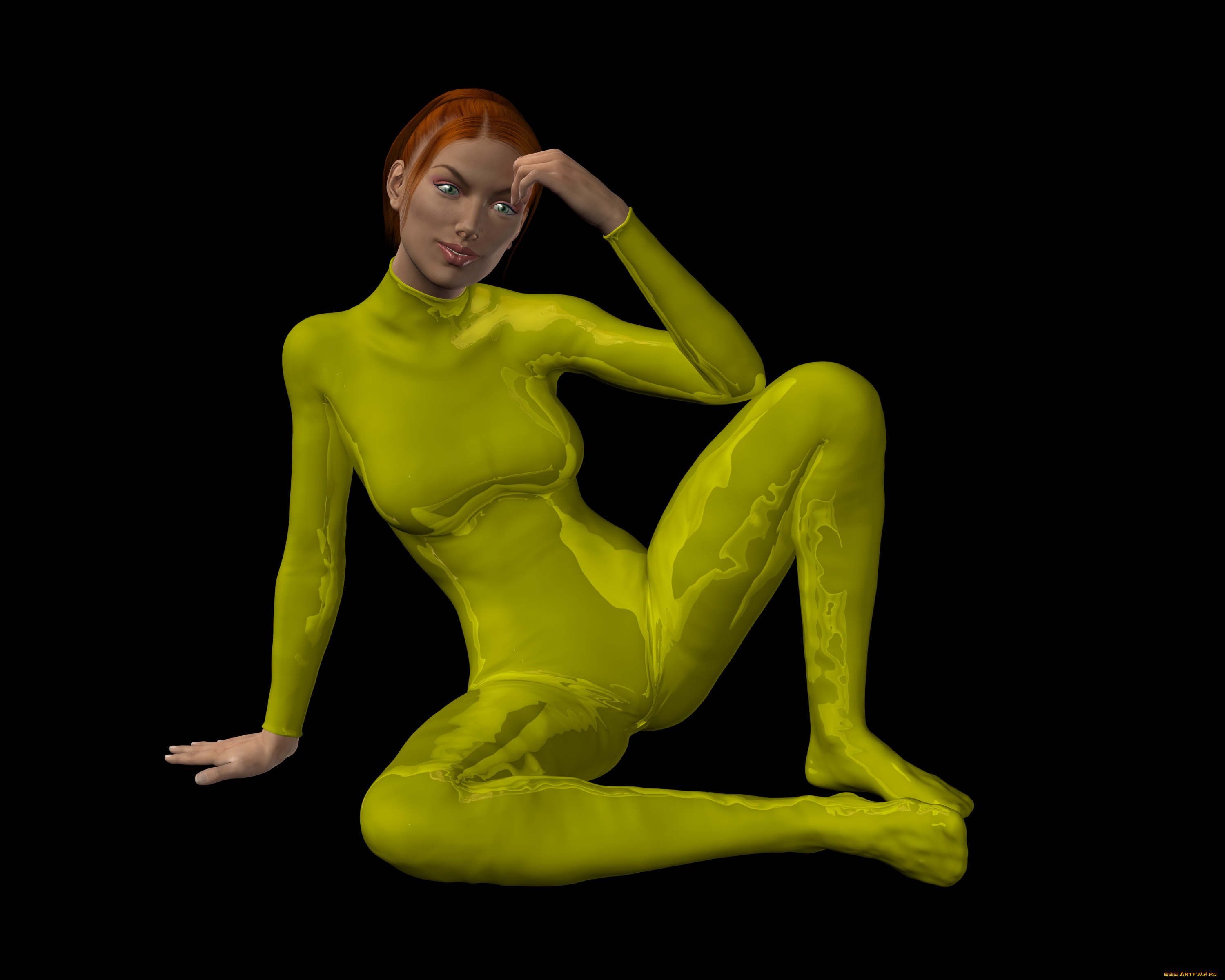 3д, графика, люди, , people, улыбка, девушка, фон, взгляд