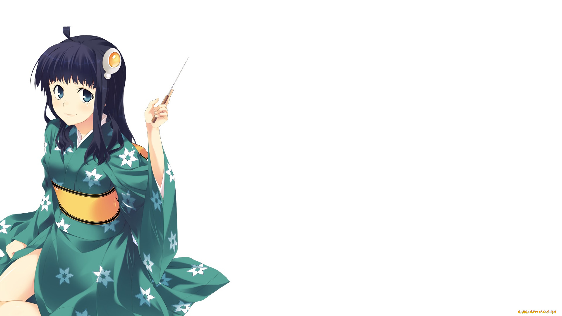 аниме, bakemonogatari, фон, взгляд, девушка