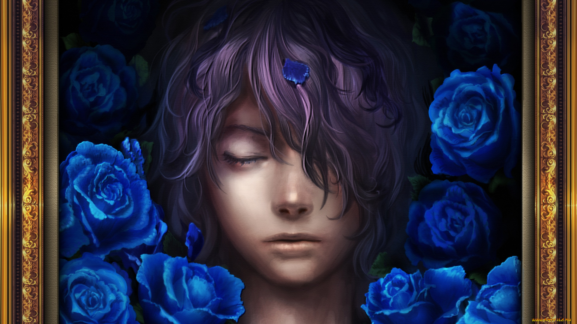 аниме, ib, гарри