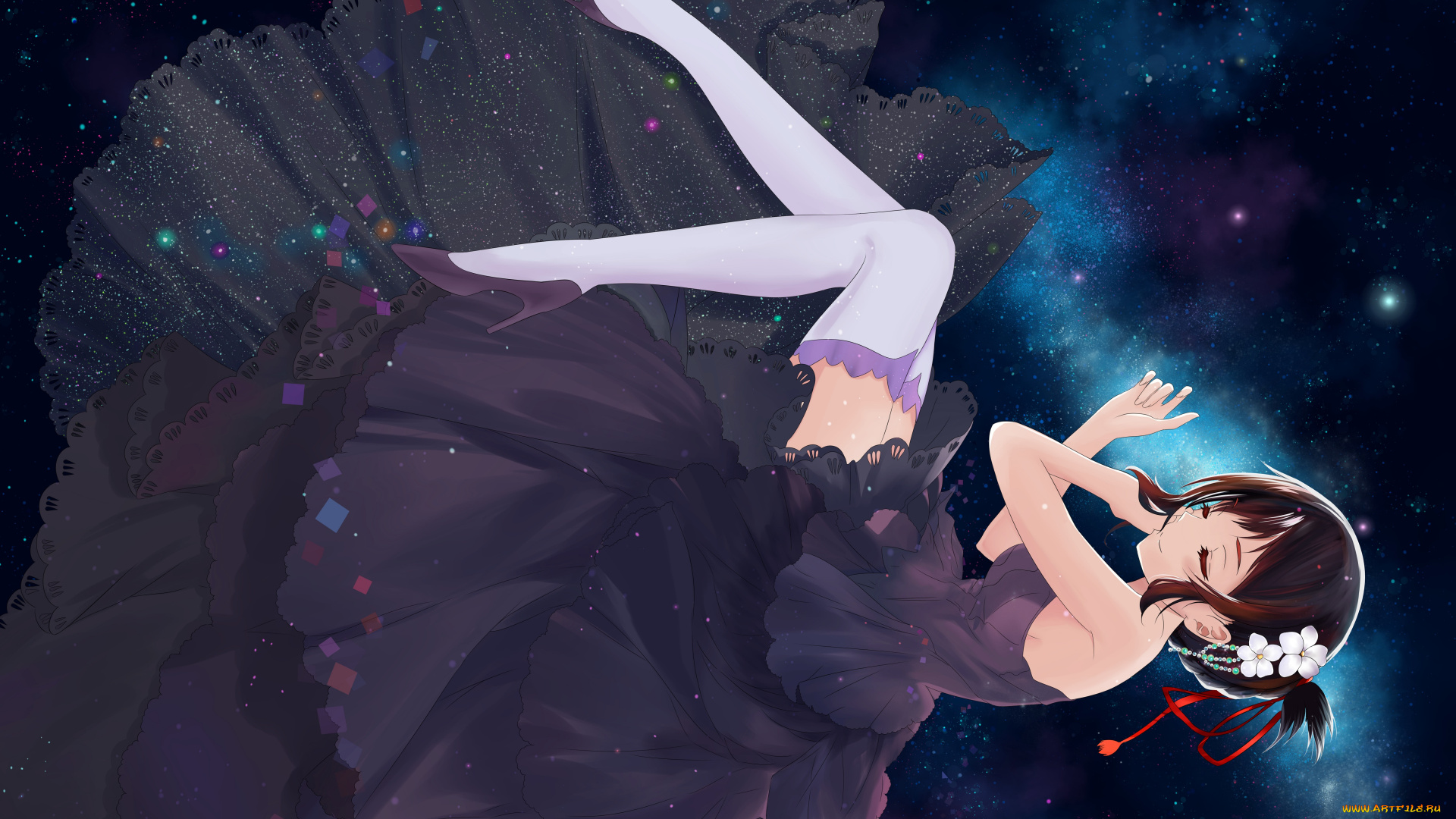 аниме, kimi, no, na, wa, девушка