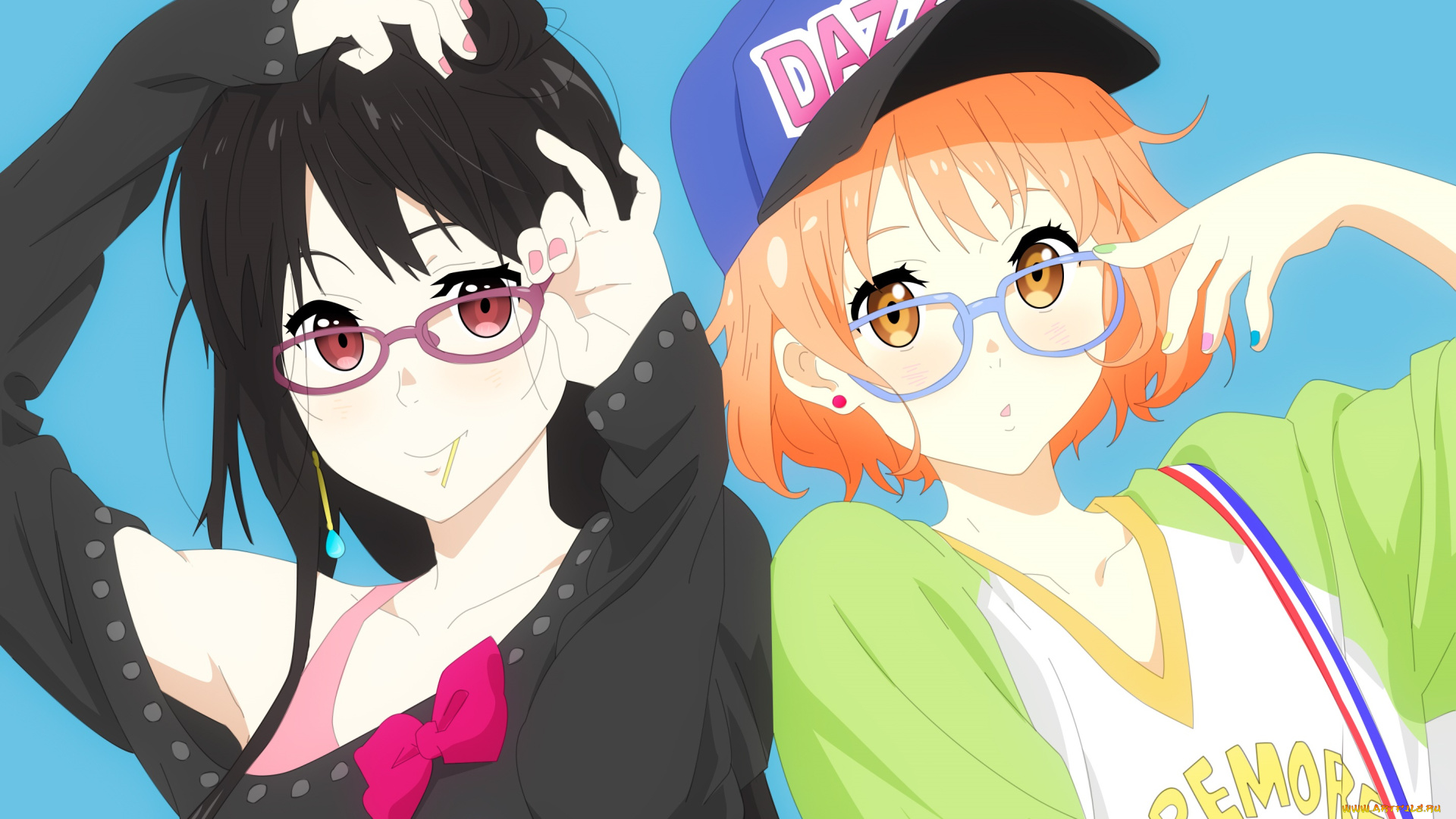 аниме, kyoukai, no, kanata, девушки