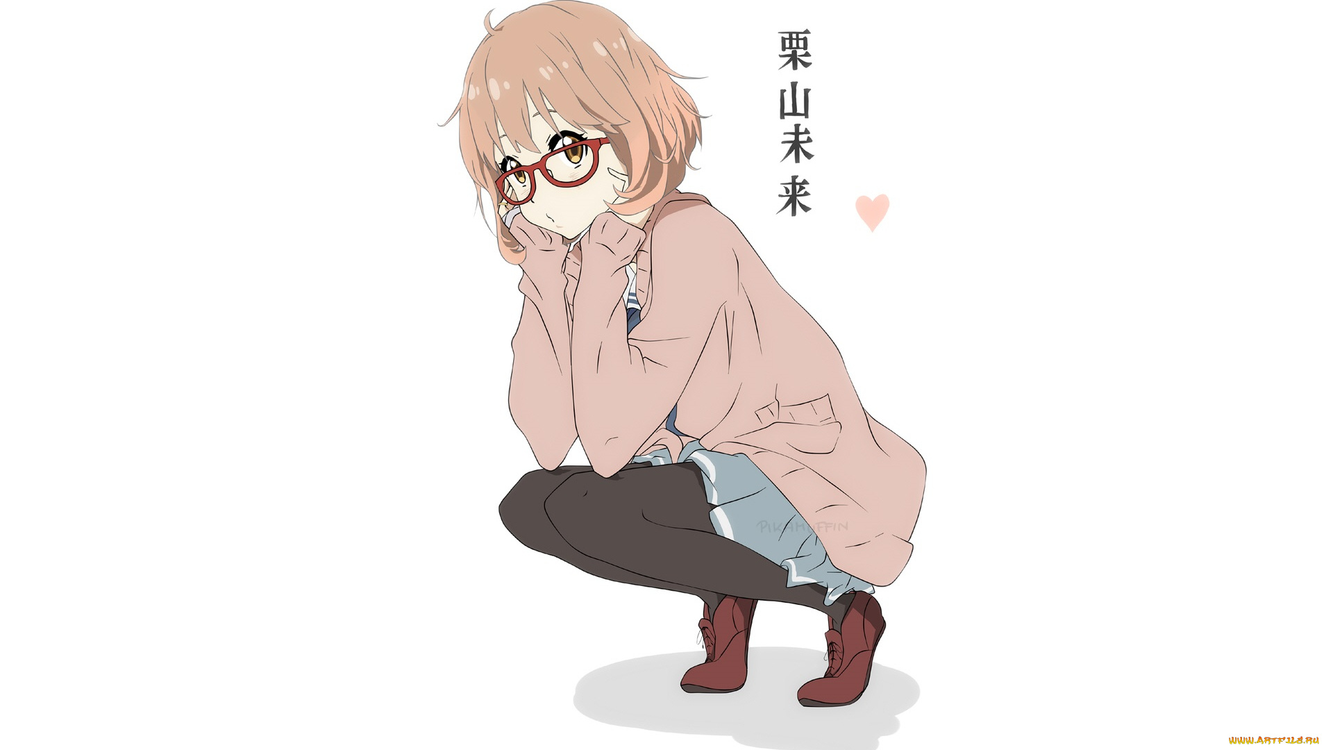 аниме, kyoukai, no, kanata, мирай