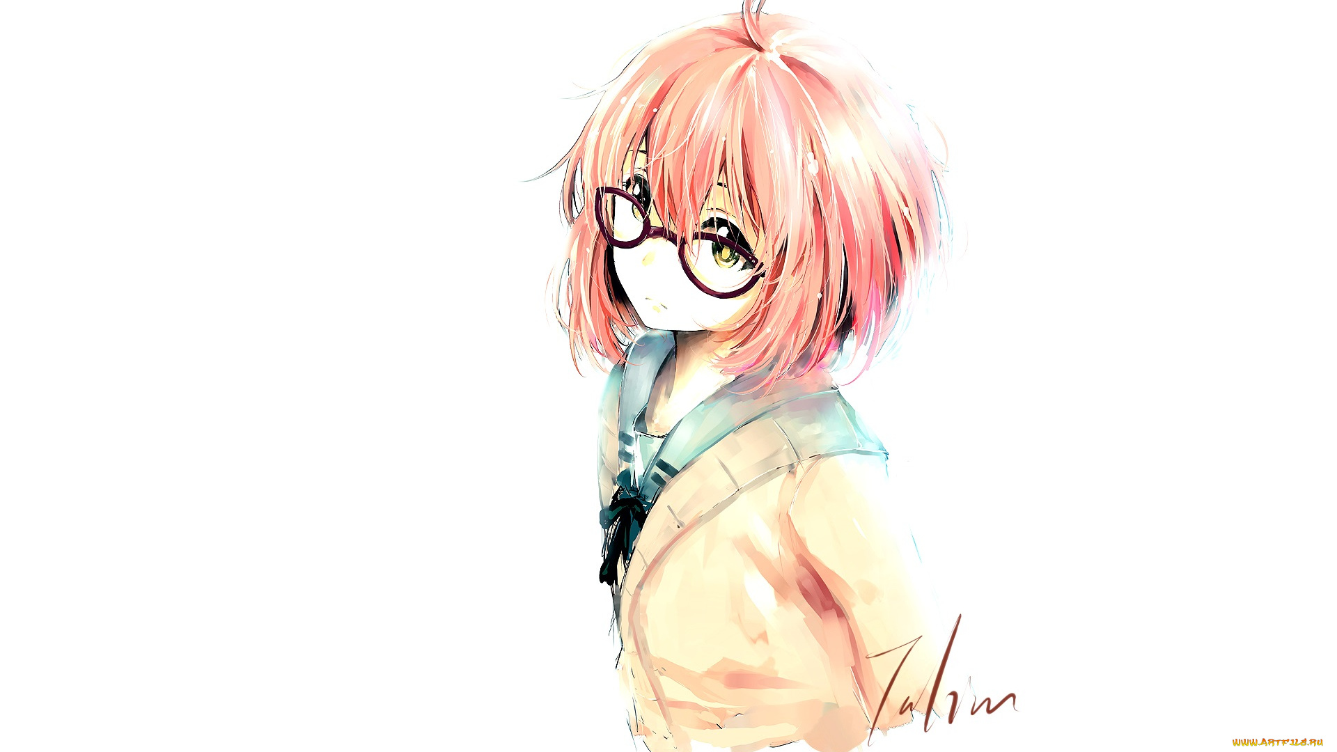 аниме, kyoukai, no, kanata, мирай