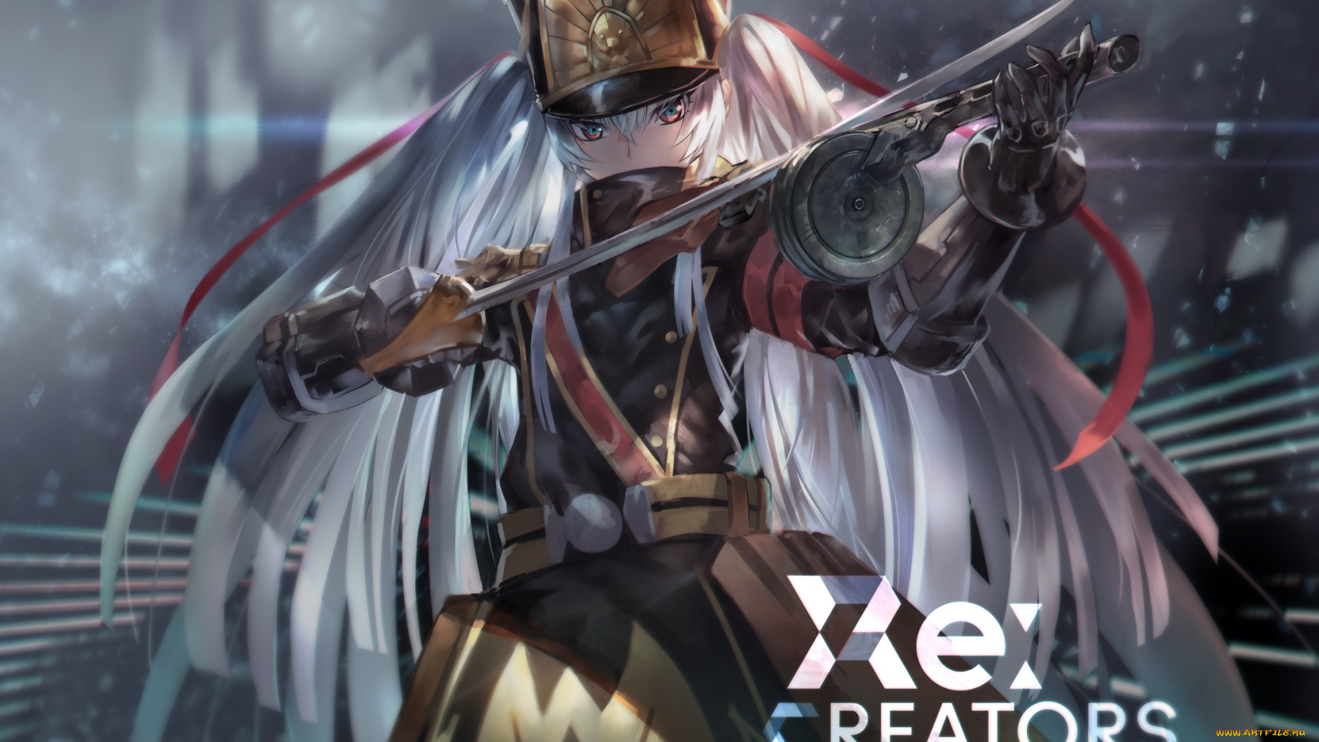 аниме, re, , creators, gunpuku, no, himegimi