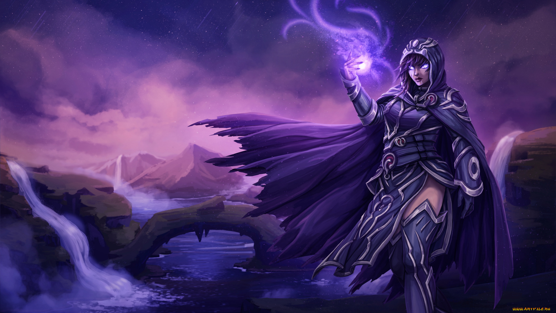 фэнтези, маги, , волшебники, фон, девушка, магия, униформа, взгляд