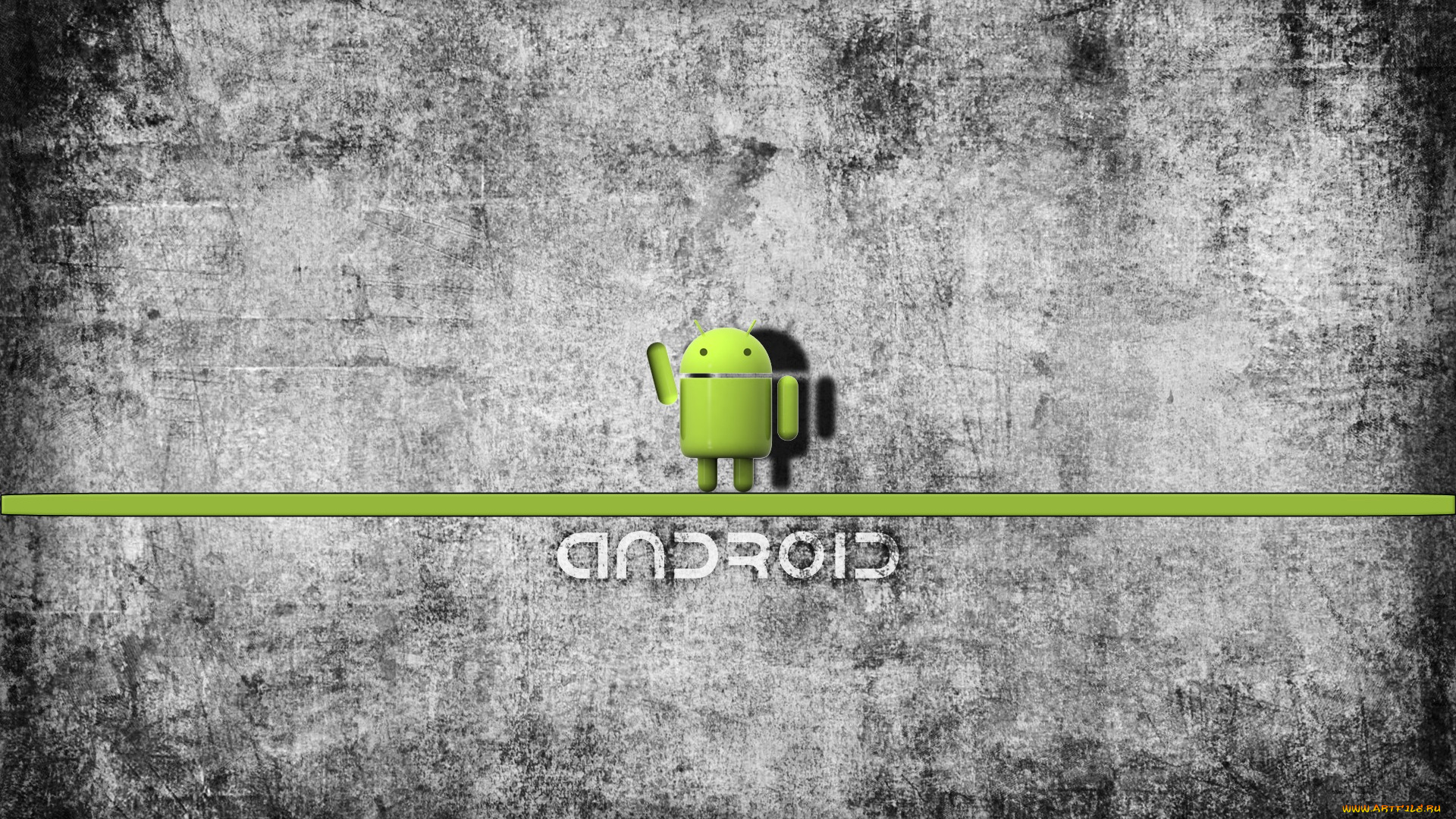 компьютеры, android, логотип, фон