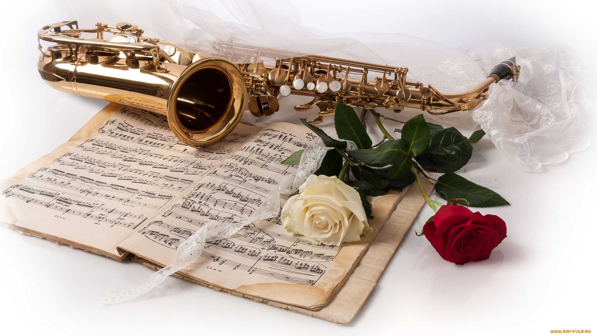 музыка, -музыкальные, инструменты, саксофон