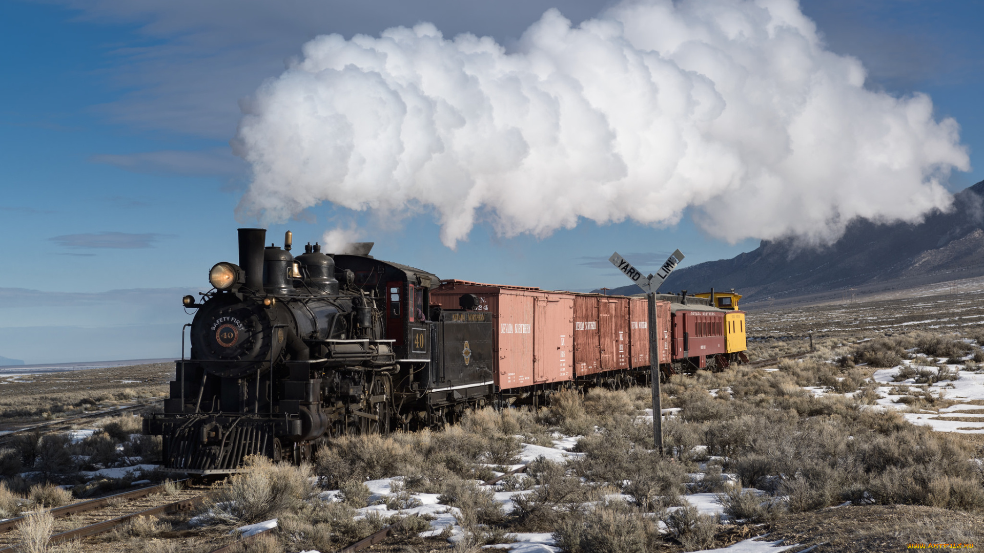 техника, паровозы, локомотив, состав