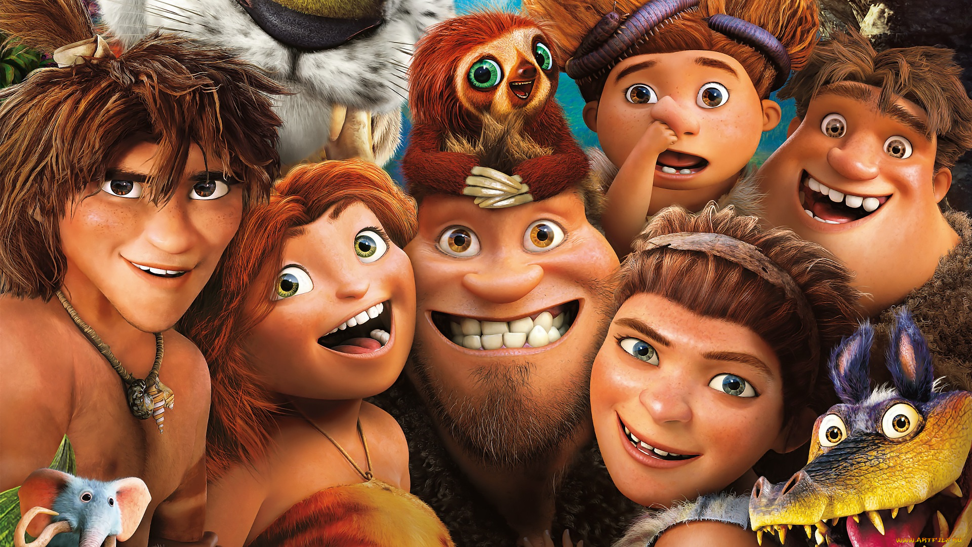 the, croods, мультфильмы, персонажи