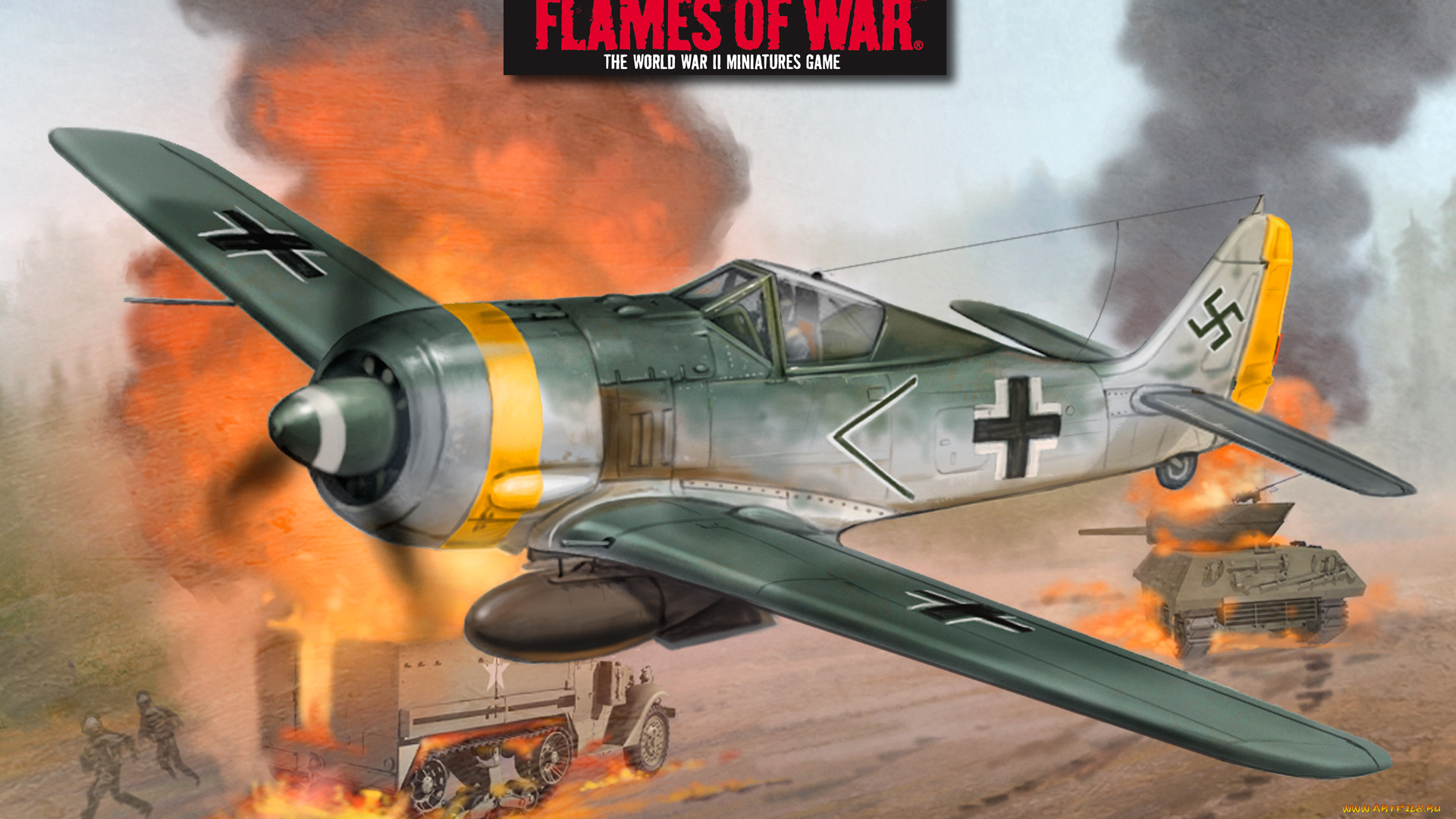 видео, игры, flames, of, war, стратегия, игра, flames, of, war