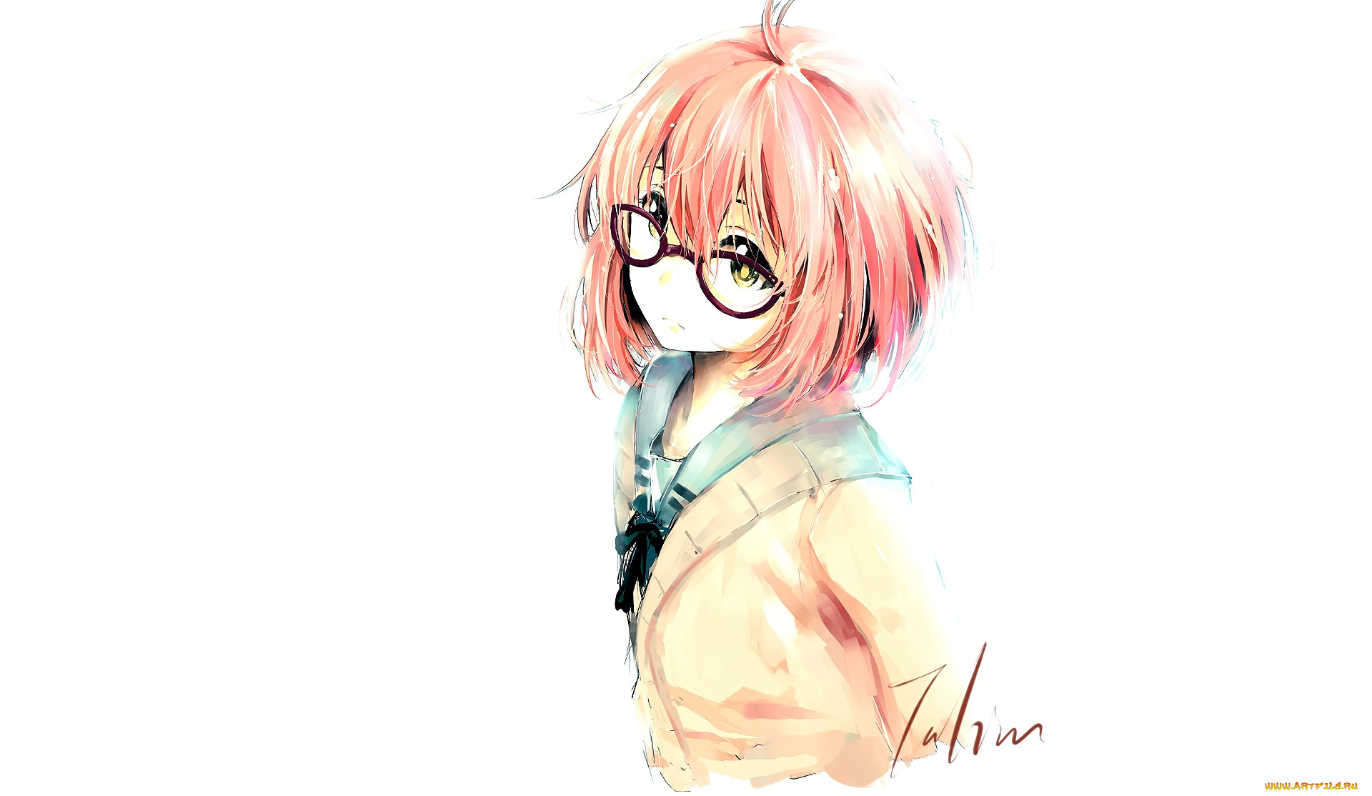 аниме, kyoukai, no, kanata, мирай