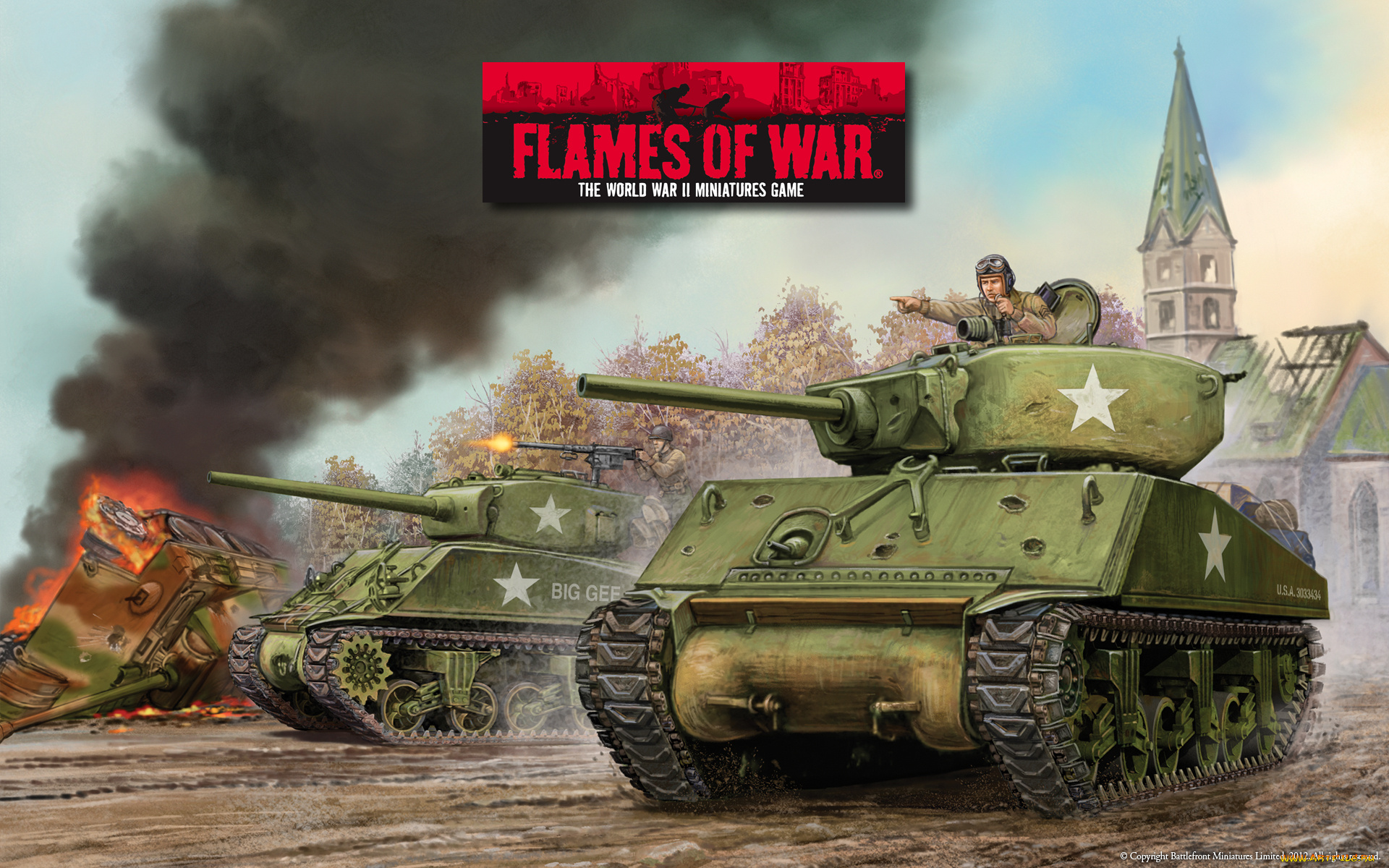 видео, игры, flames, of, war, игра, стратегия, flames, of, war