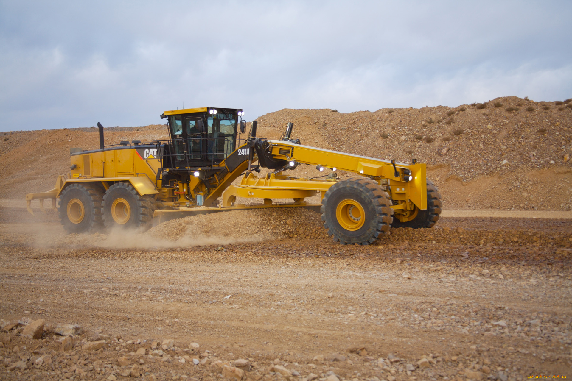 техника, грейдеры, caterpillar