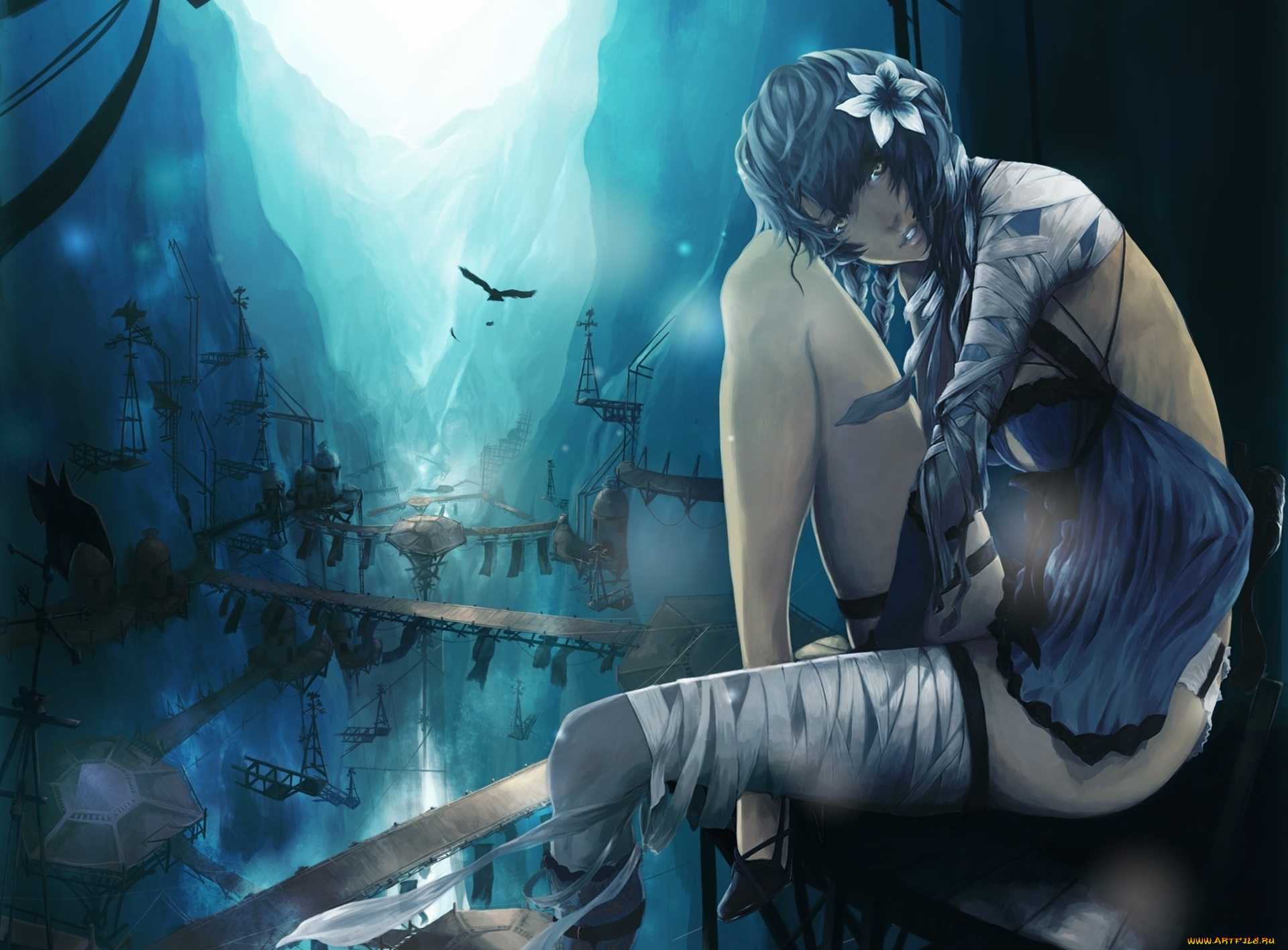 видео, игры, nier, , automata, девушка