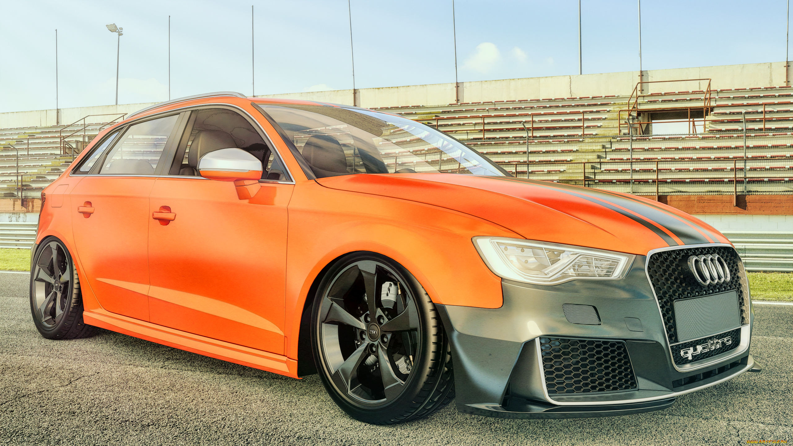 автомобили, 3д, автомобиль, фон