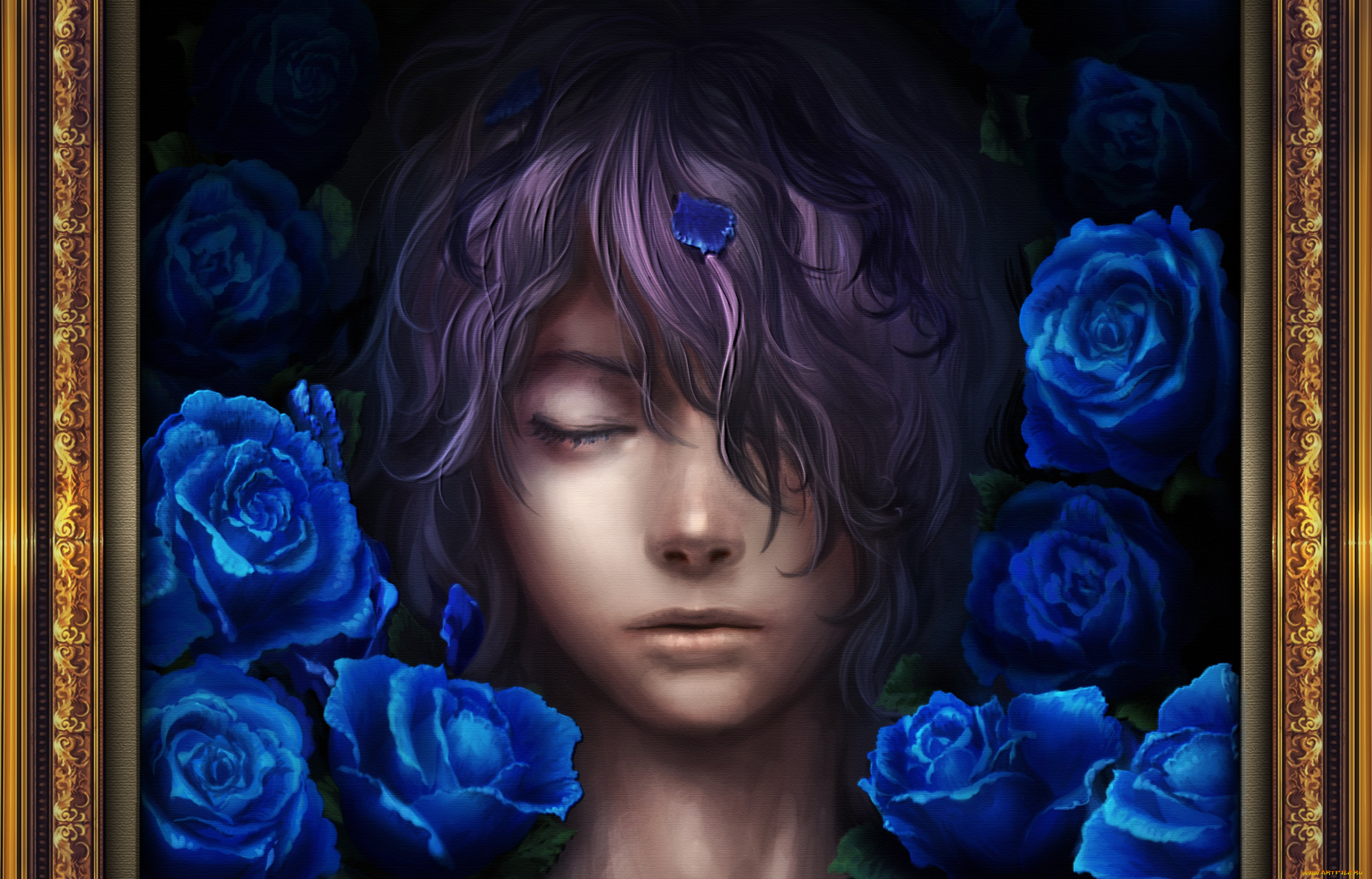 аниме, ib, гарри