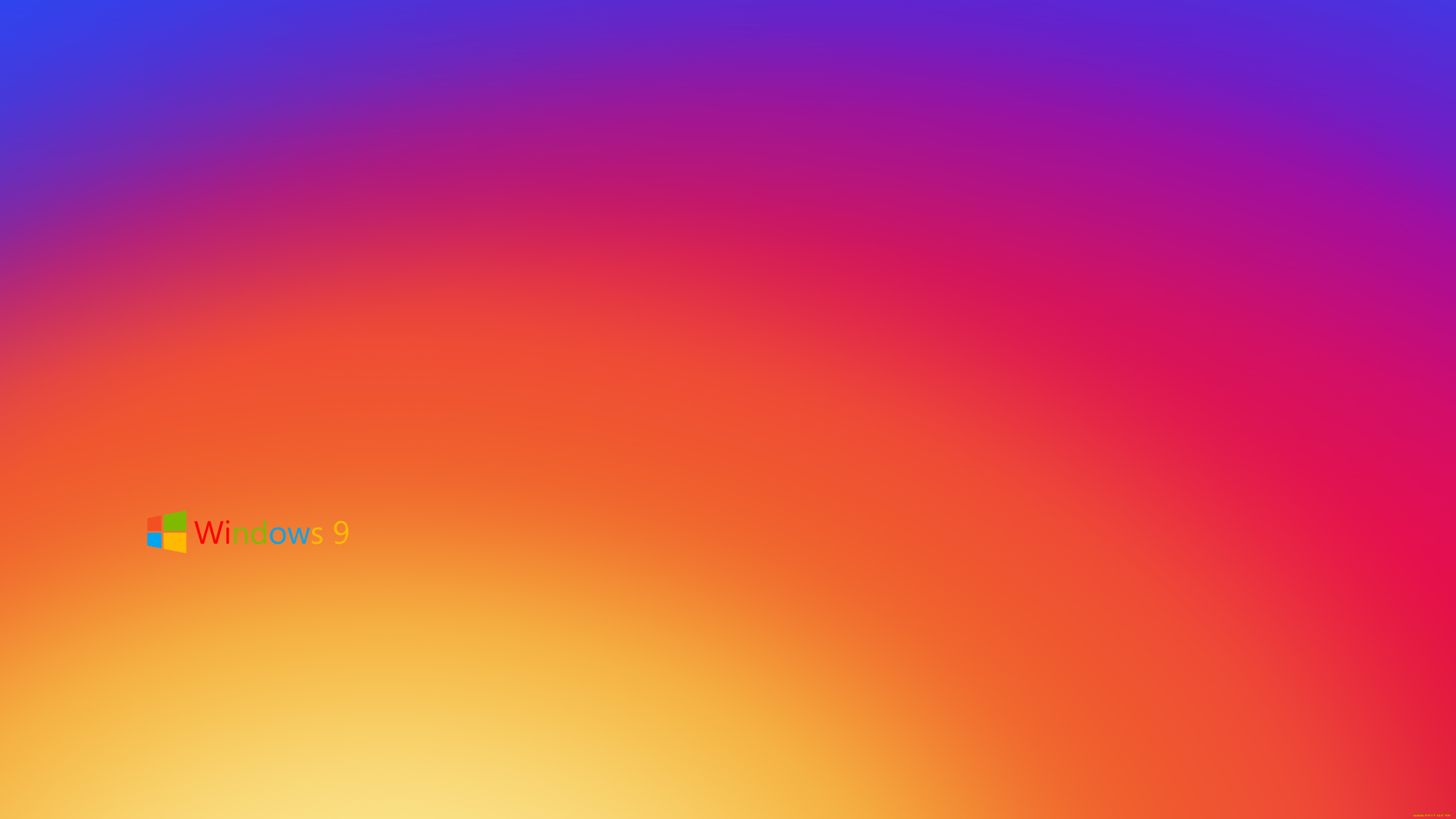 компьютеры, windows, 9, логотип, фон