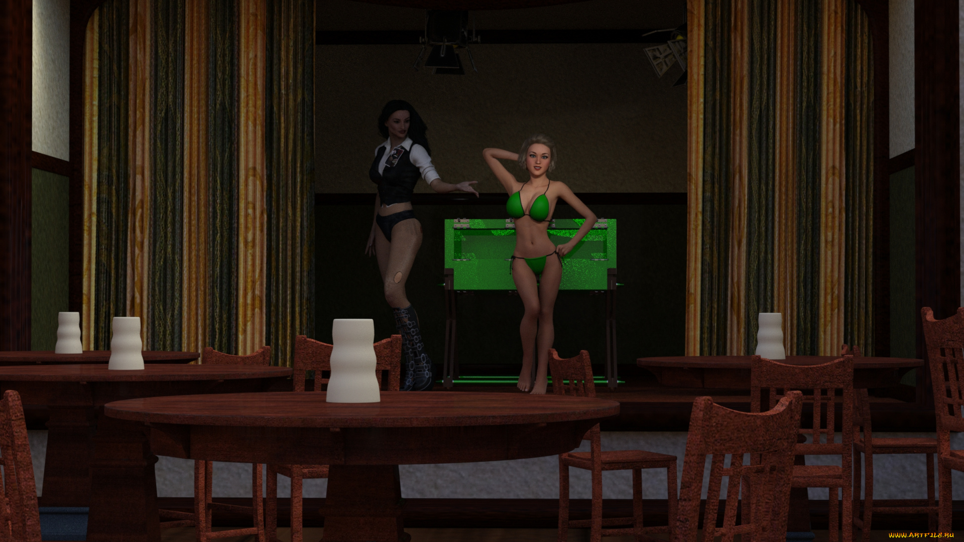 3д, графика, люди, , people, девушка, взгляд, фон