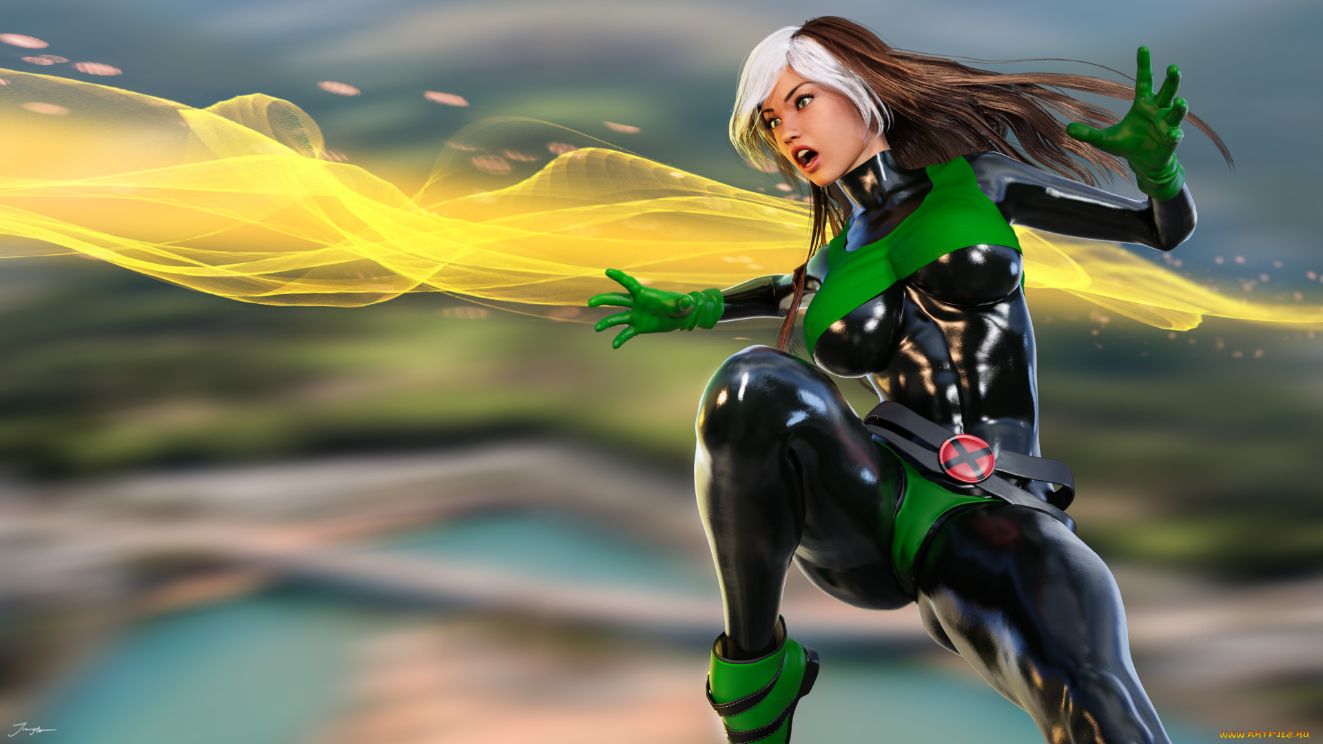 3д, графика, люди, , people, фон, взгляд, девушка