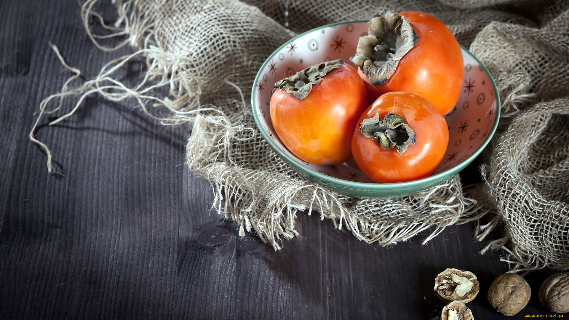 еда, хурма, фрукты