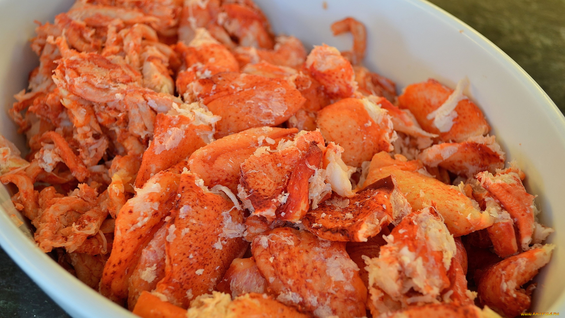 еда, рыбные, блюда, , с, морепродуктами, лобстер