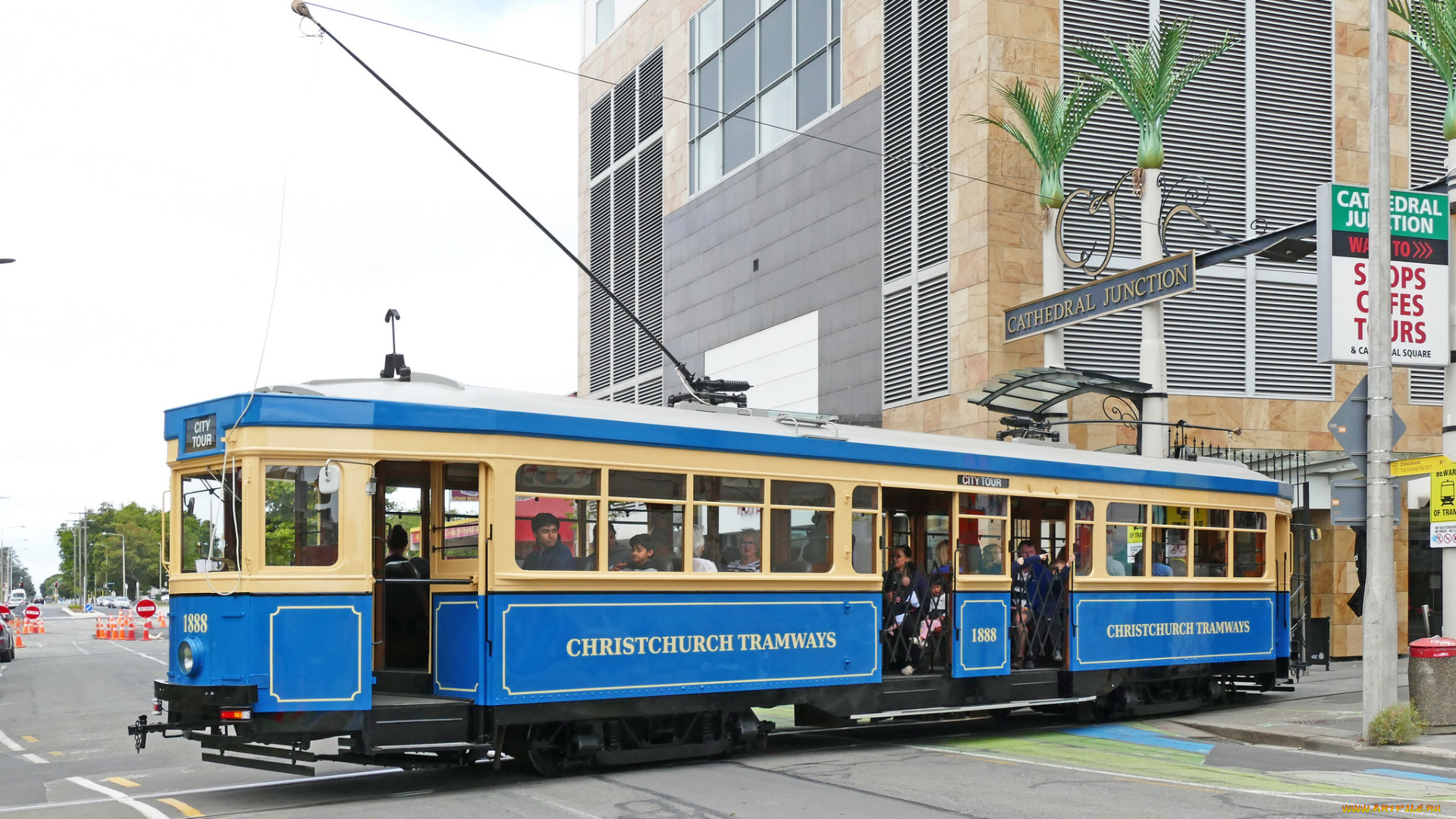 техника, трамваи, рельсы, трамвай