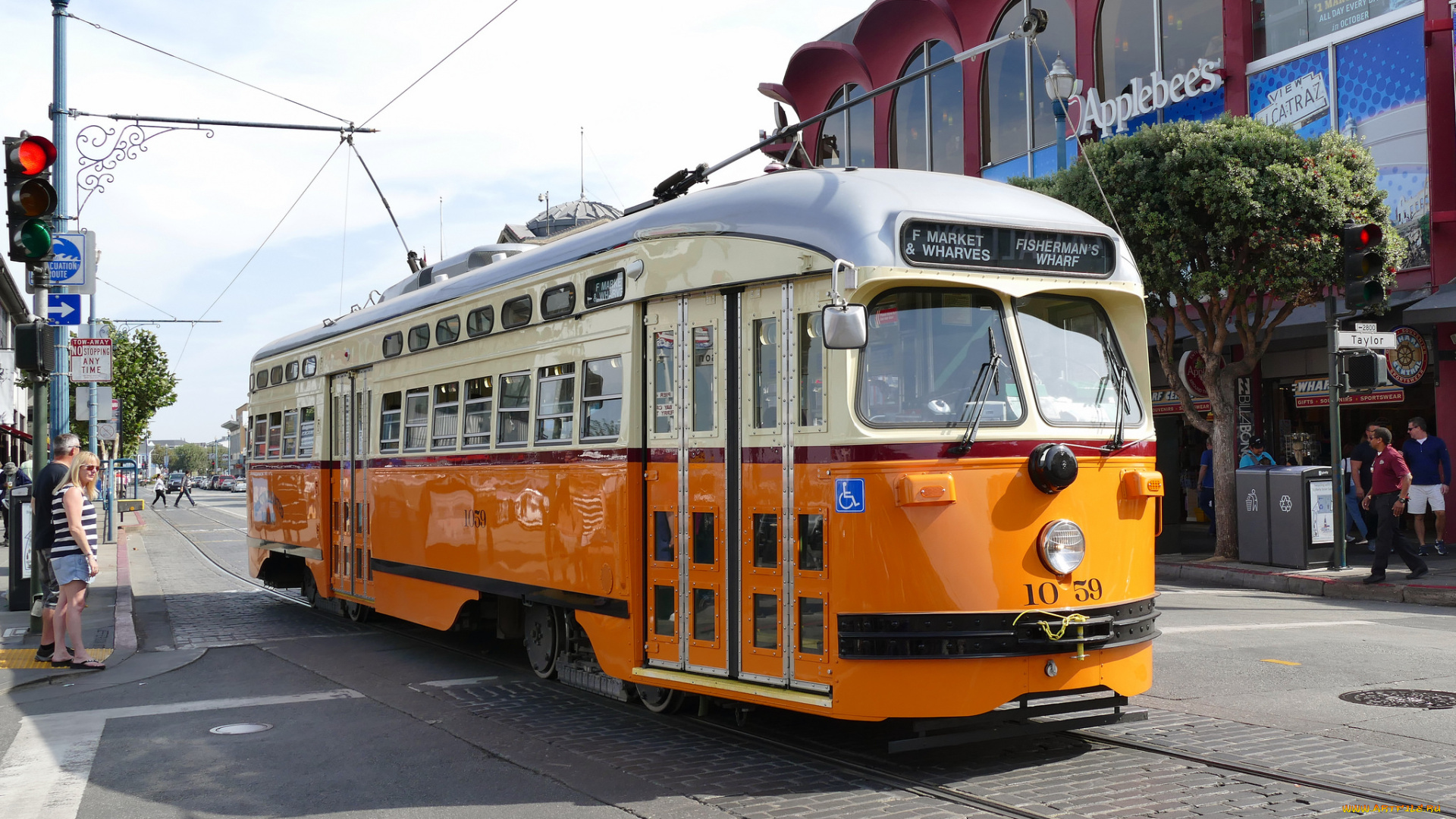 техника, трамваи, рельсы, трамвай