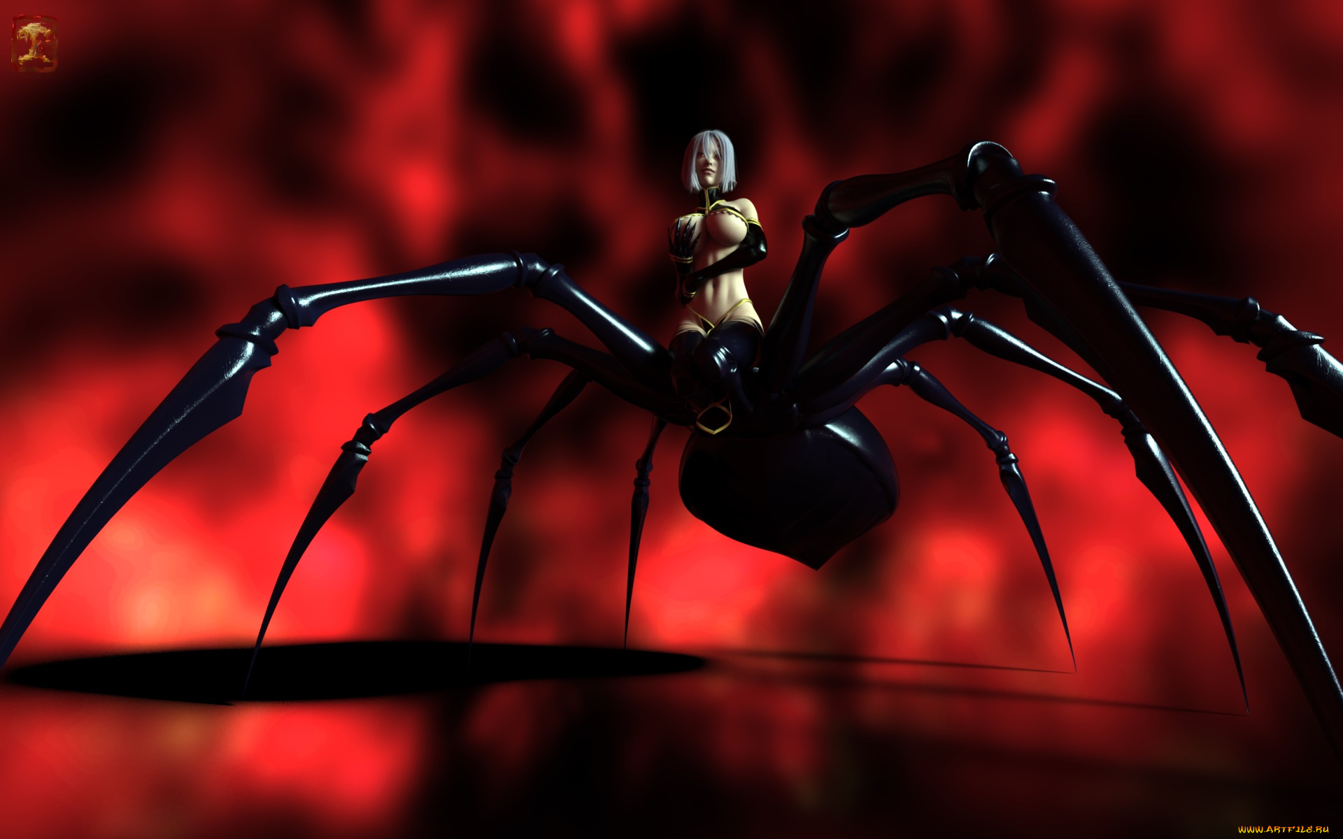 3д, графика, существа, , creatures, фон, взгляд, девушка