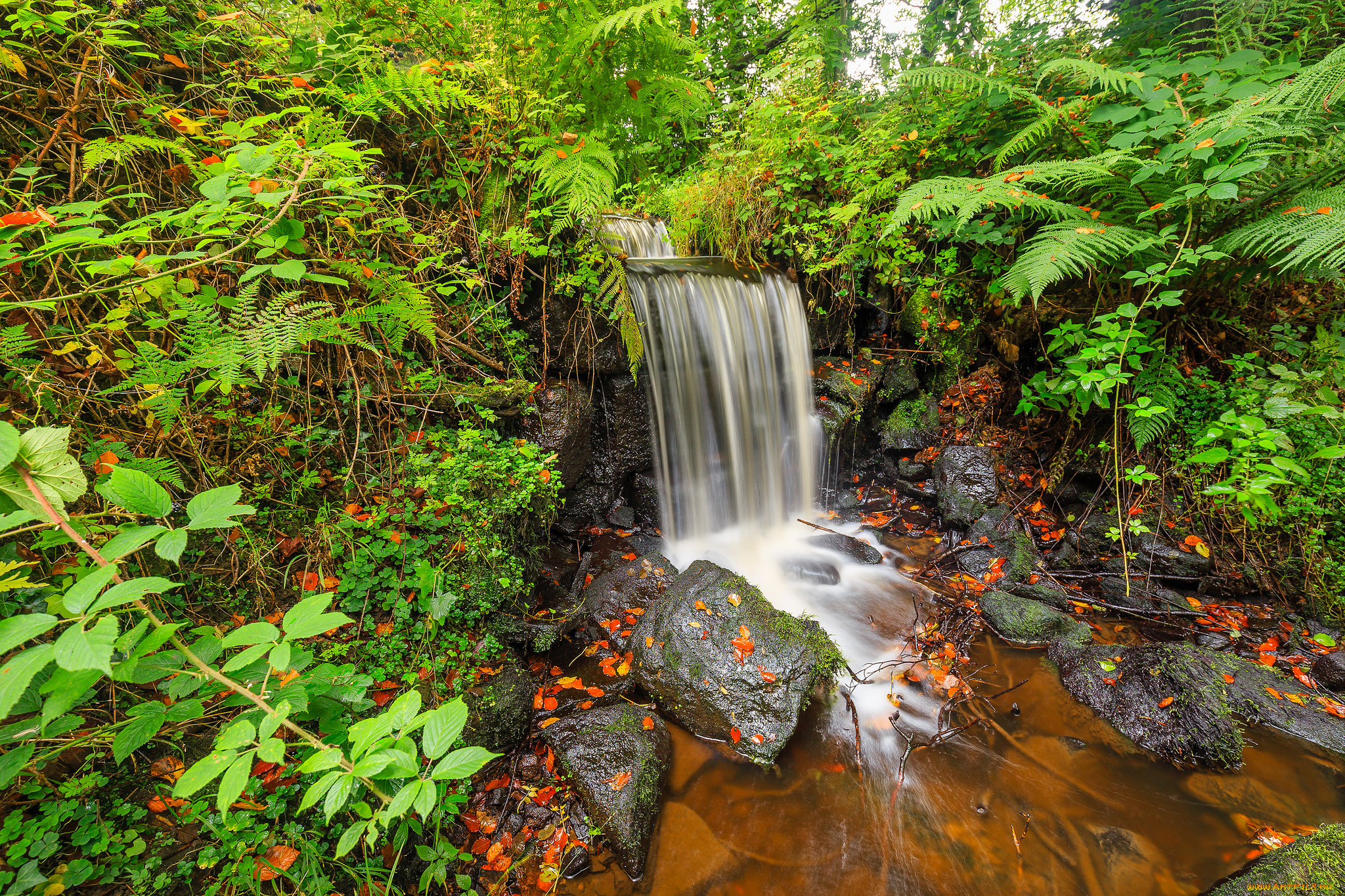 природа, водопады, простор