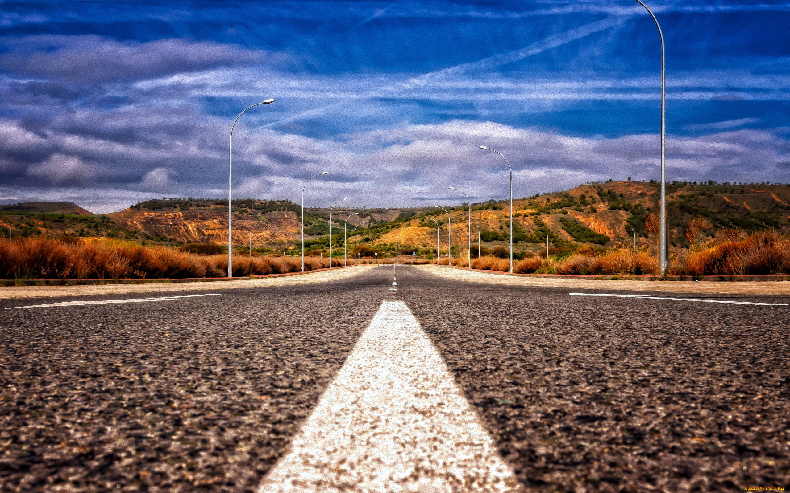 природа, дороги, шоссе