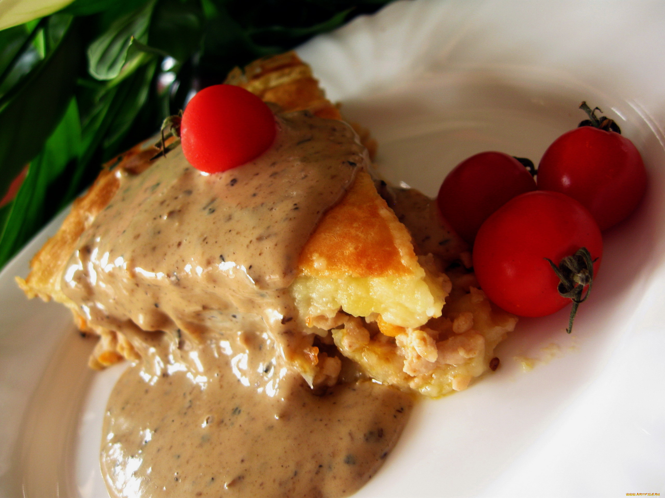 еда, вторые, блюда, помидоры, соус, террин, томаты