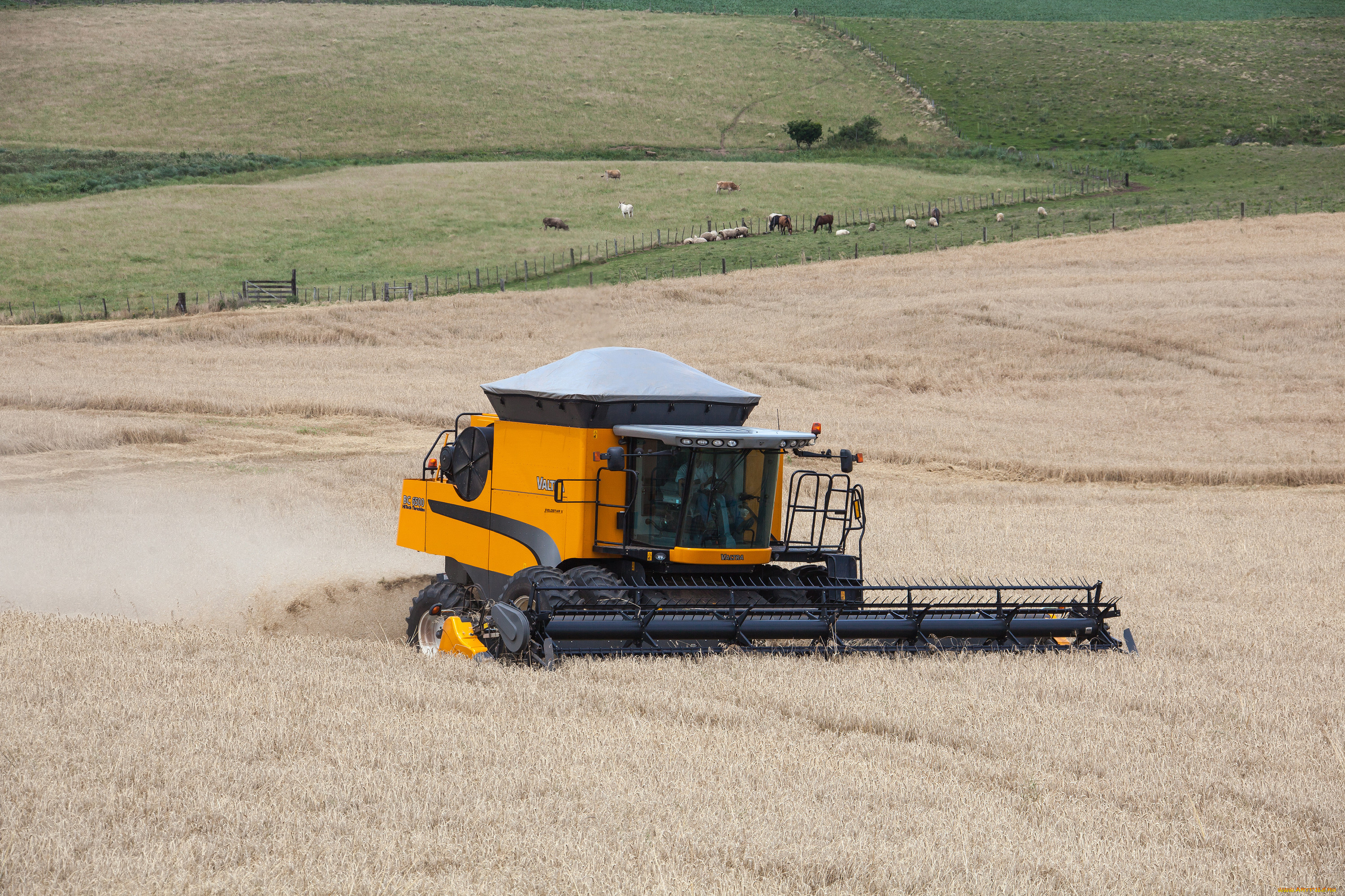 техника, комбайны, valtra