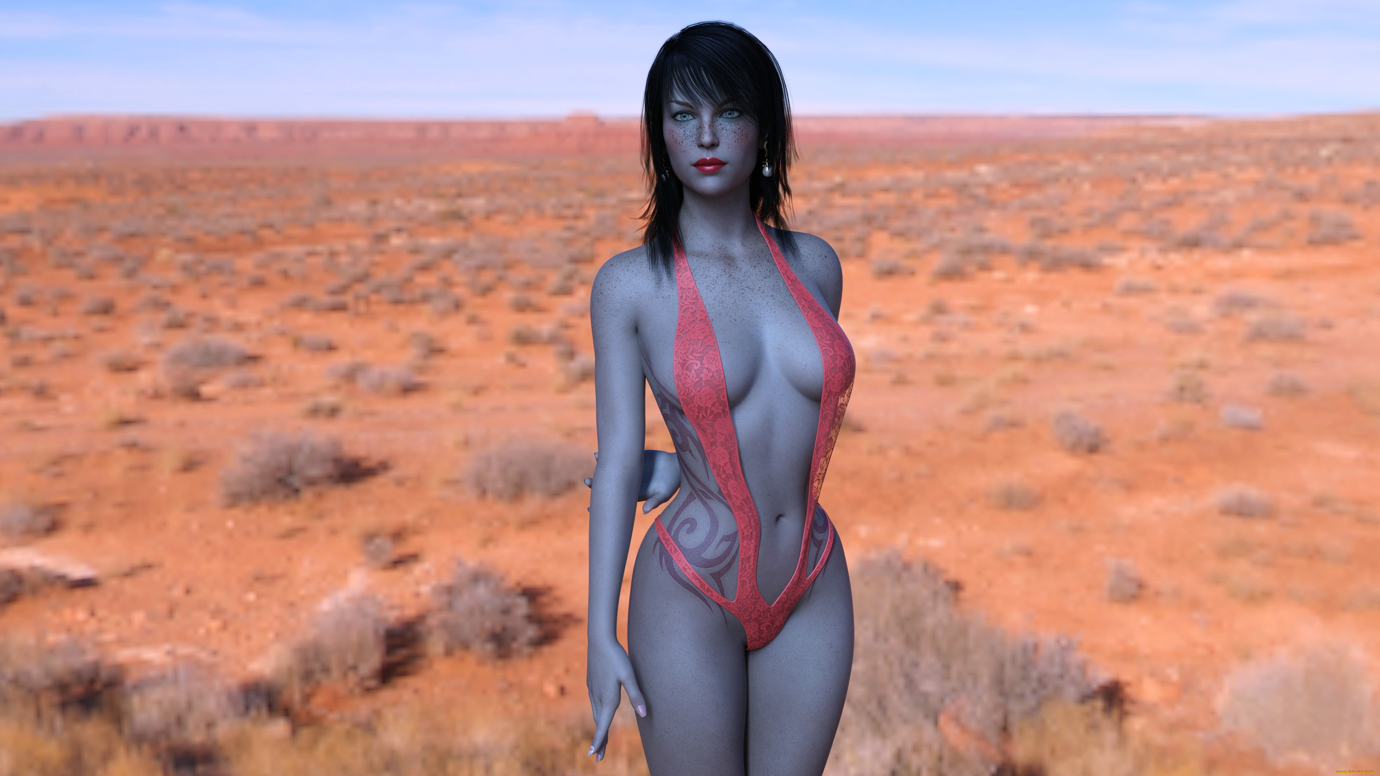 3д, графика, люди, , people, фон, девушка, взгляд