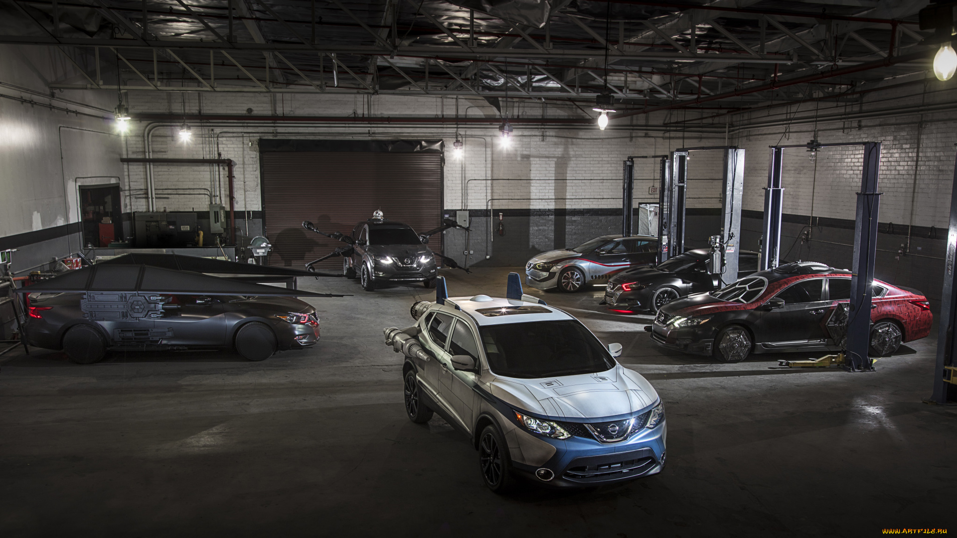 автомобили, nissan, datsun, maxima, kylo, ren, tie, silencer, rogue, poe, dameron, x-wing, with, bb-8, sport, a-wing, captain, phasma, altima, special, forces, fighter