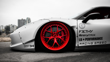 Картинка автомобили ferrari 458 spider