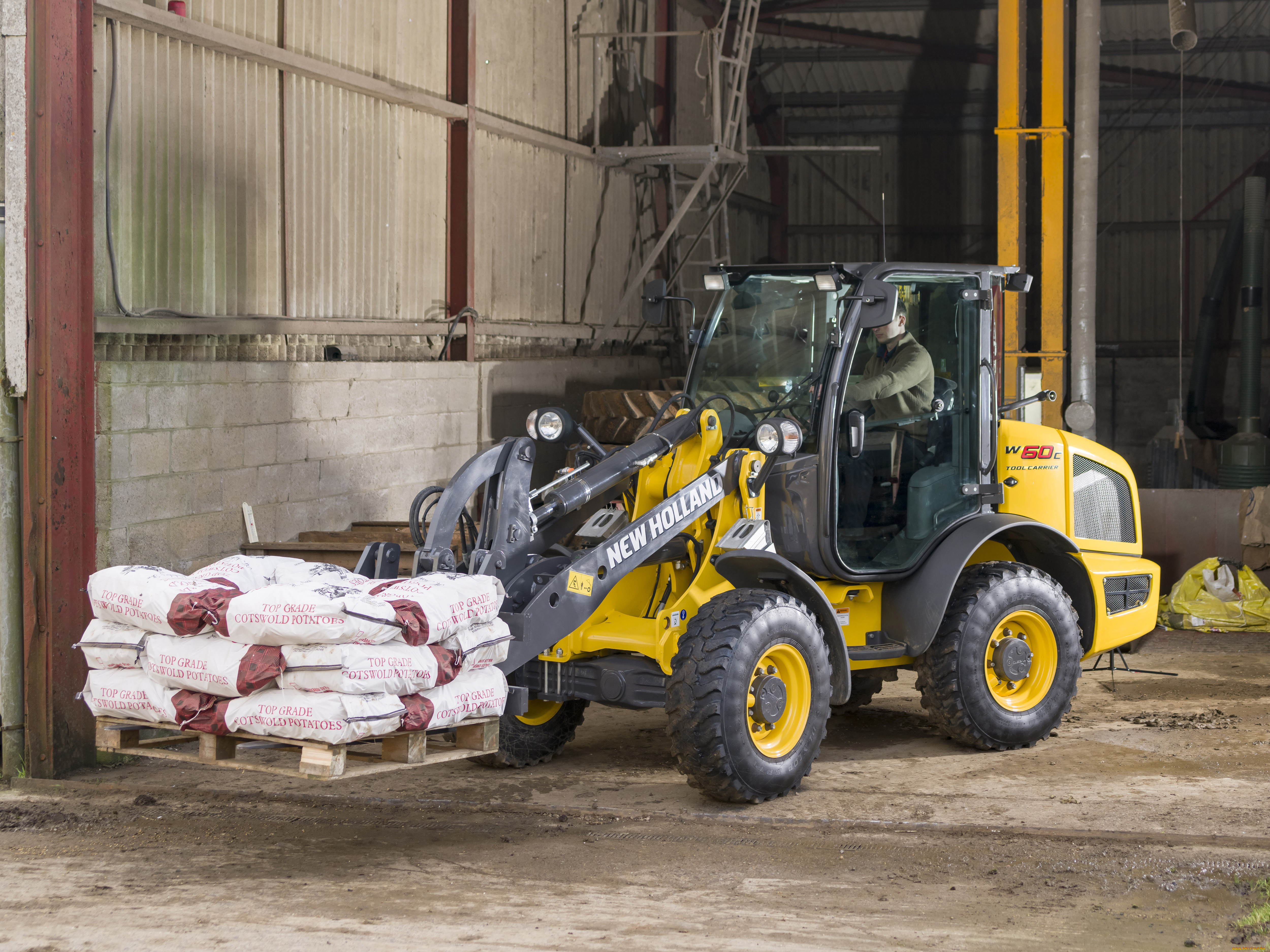 техника, фронтальные, погрузчики, new, holland