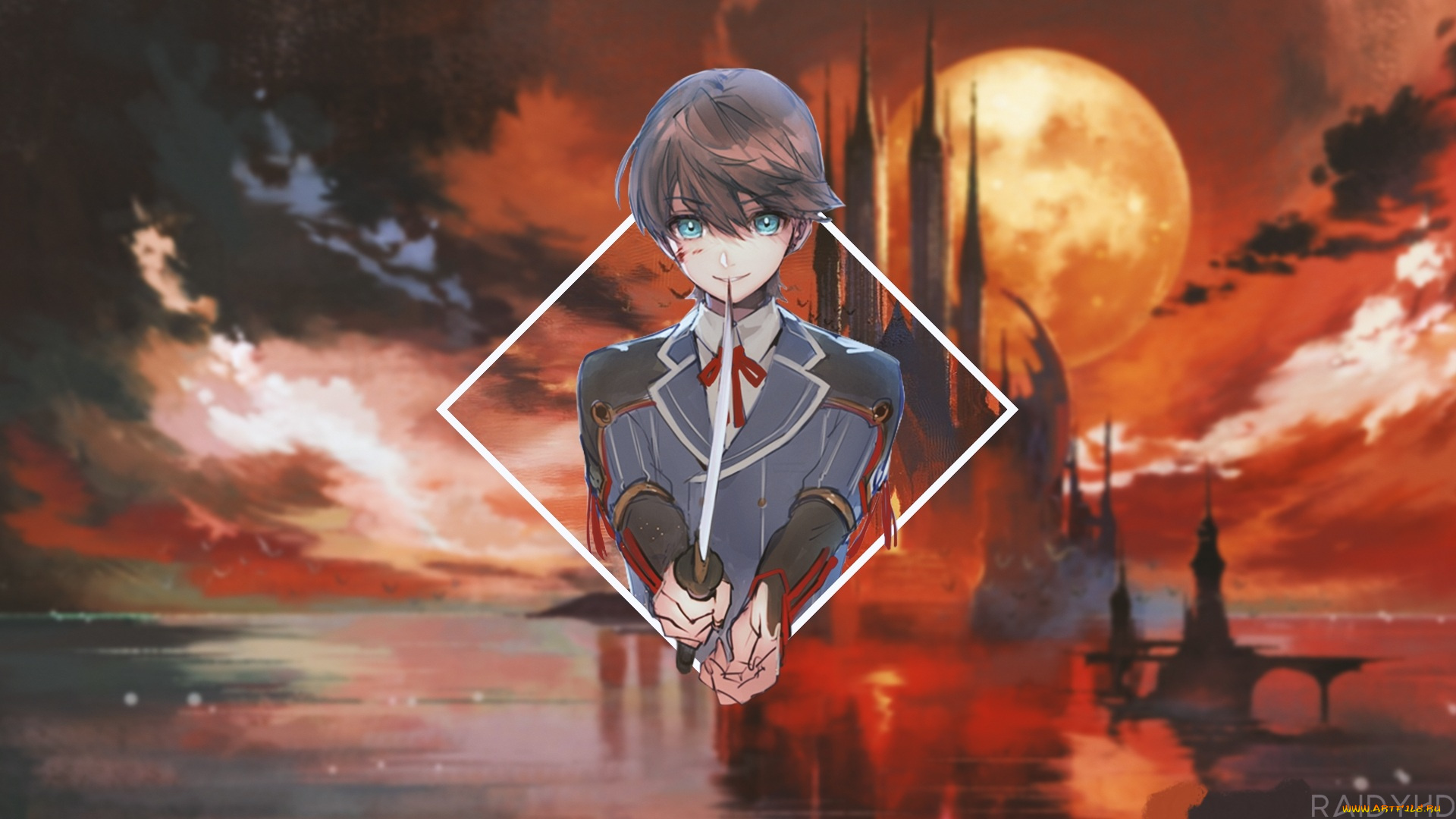 аниме, touken, ranbu, танец, мечей