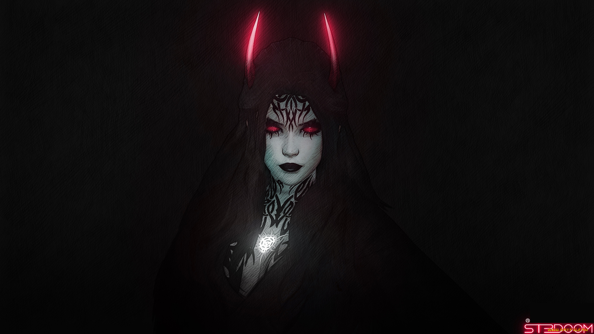 фэнтези, демоны, девушка