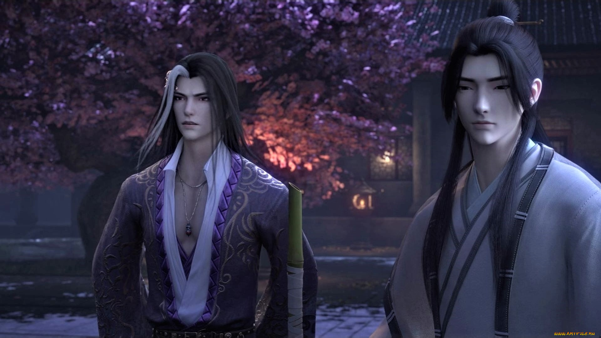 thousand, autumns, мультфильмы, -unknown, , разное, парни, дерево, дом