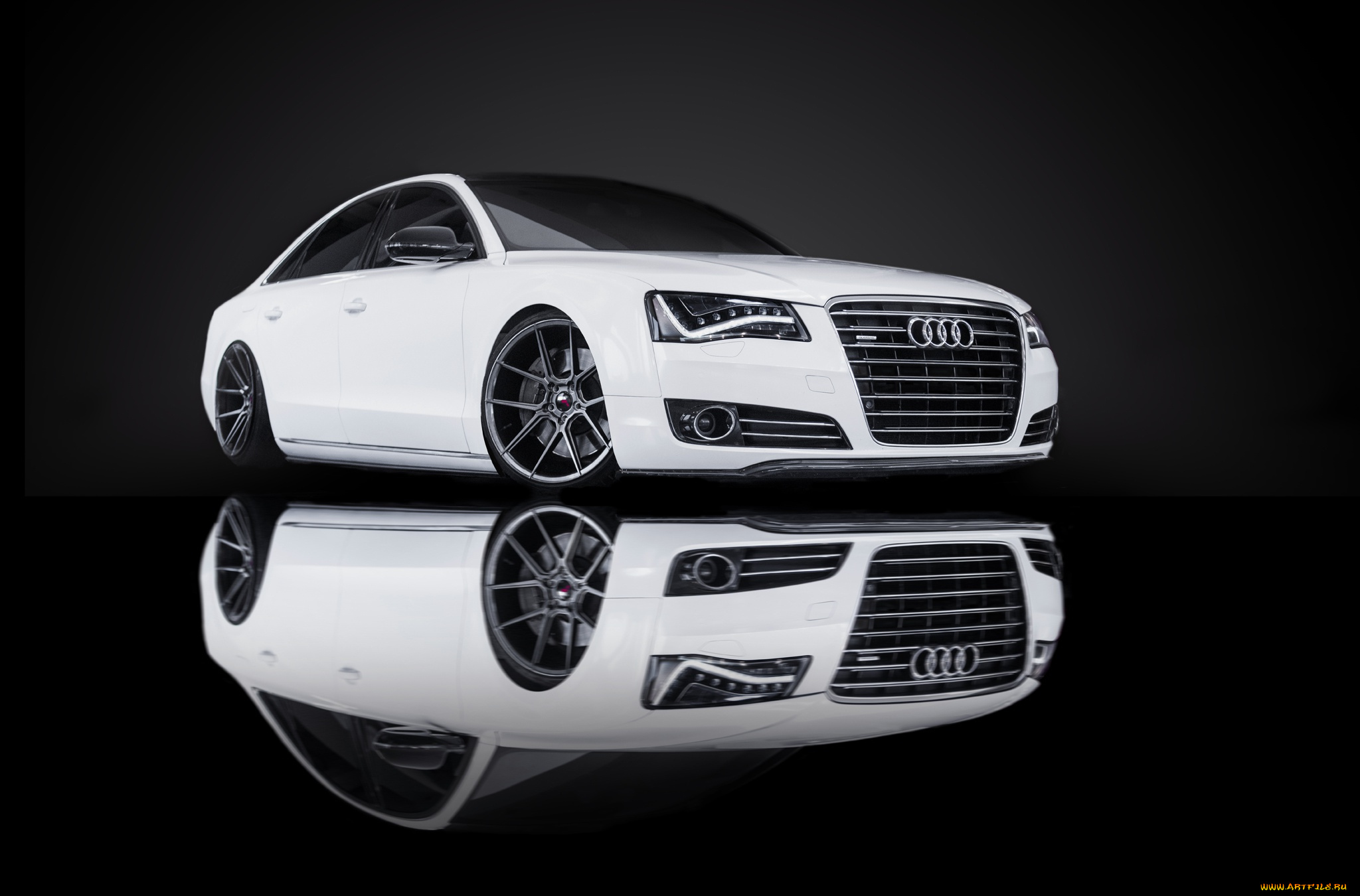 автомобили, audi, white, reflection, vag, matrixled
