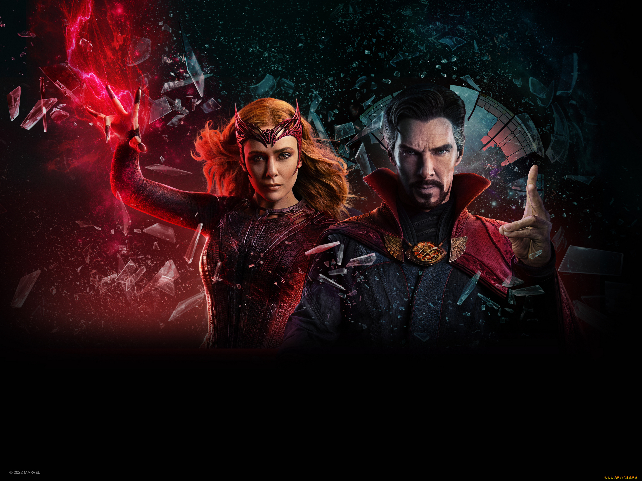 doctor, strange, in, the, multiverse, of, madness, ||, 2022, кино, фильмы, doctor, strange, in, the, multiverse, of, madness, доктор, стрэндж, в, мультивселенной, безумия, ужасы, фантастика, фэнтези, боевик, постер, бенедикт, камбербэтч, benedict, cumberbatch, элизабет, олсен, elizabeth, olsen