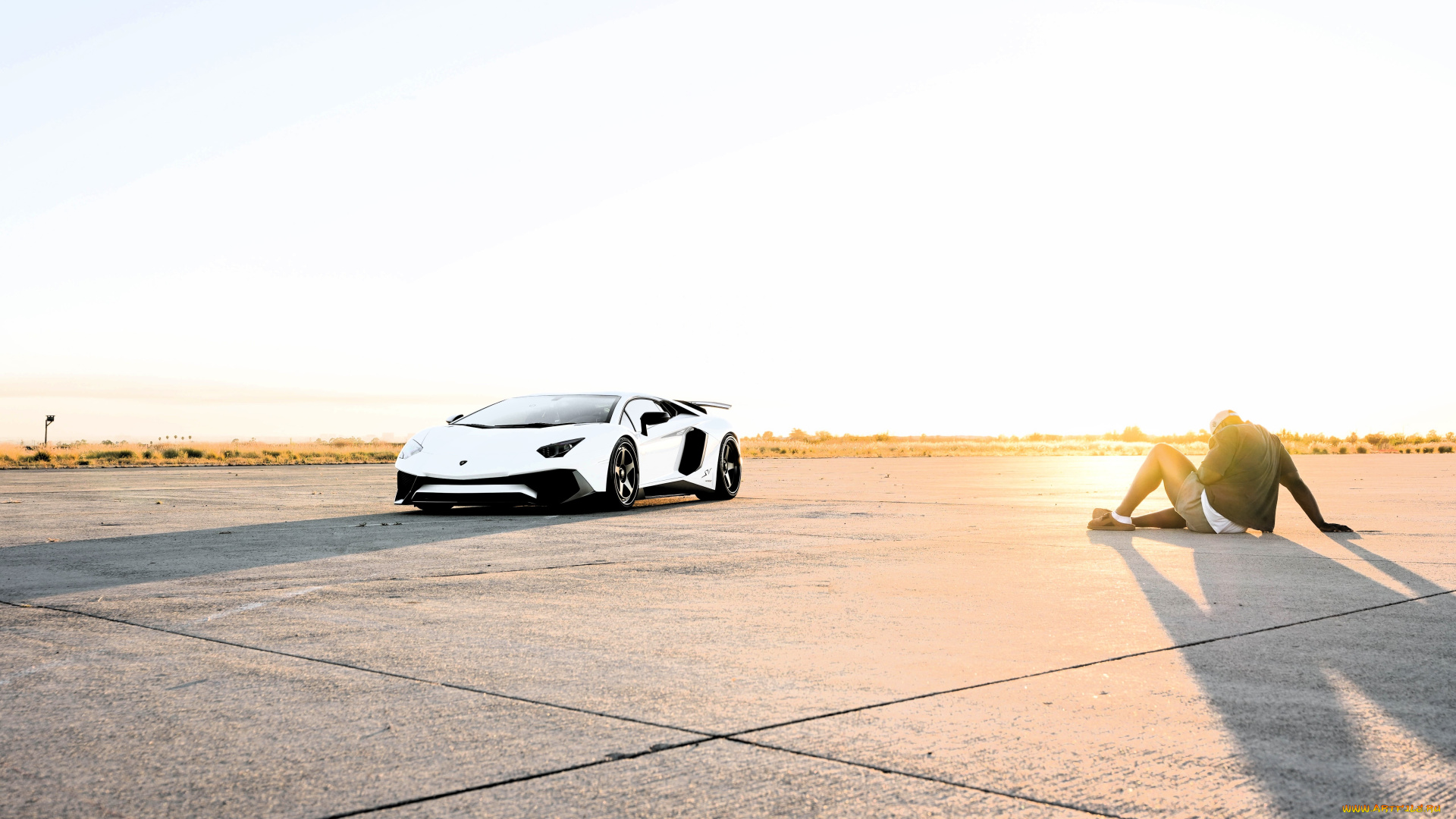 lamborghini, hurac&, 225, автомобили, lamborghini, белый, площадка, человек