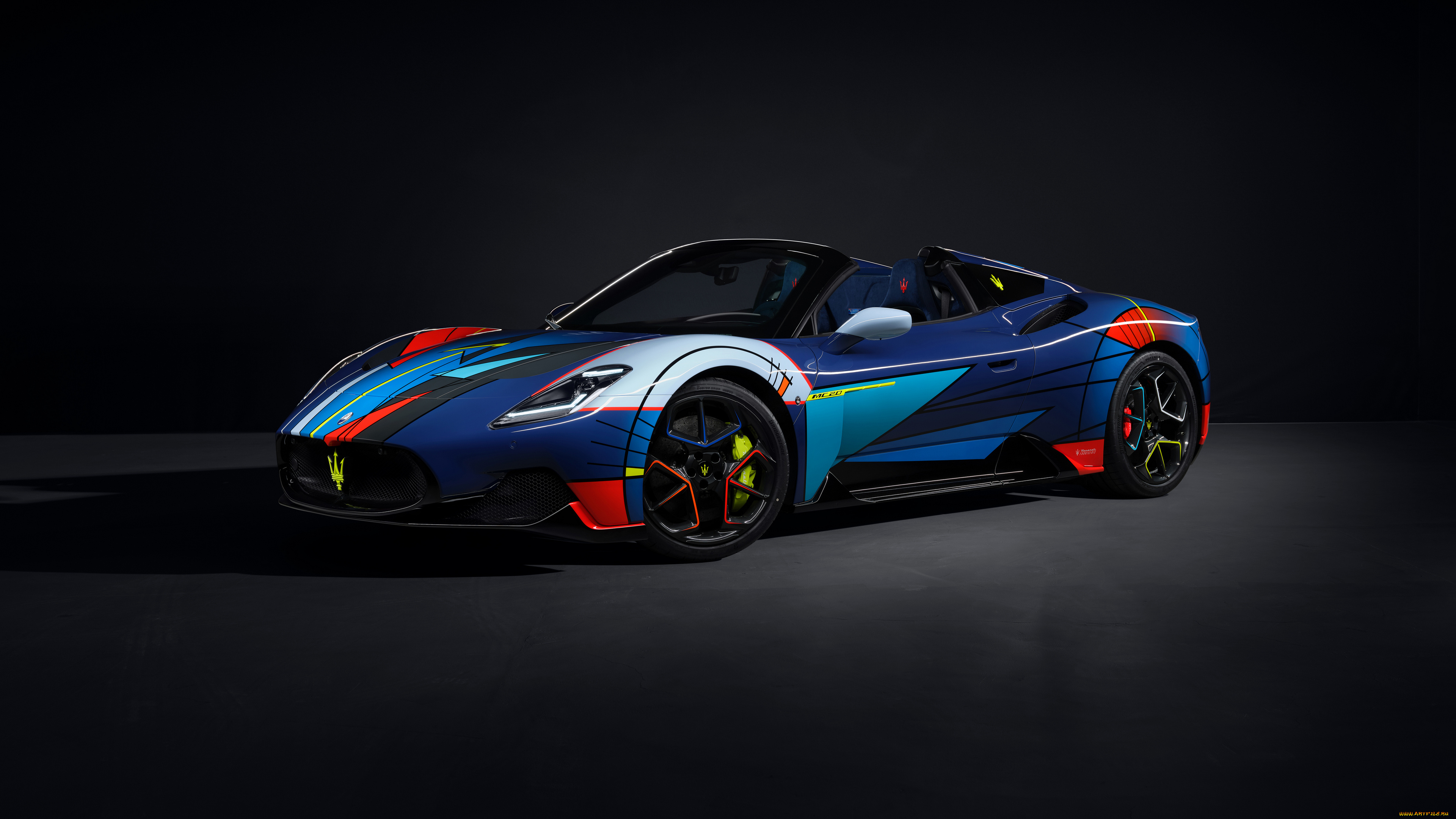 maserati, mc20, cielo, opera, darte, 2024, автомобили, maserati, mc20, cielo, opera, darte, 2024, мазерати, спортивный, суперкар